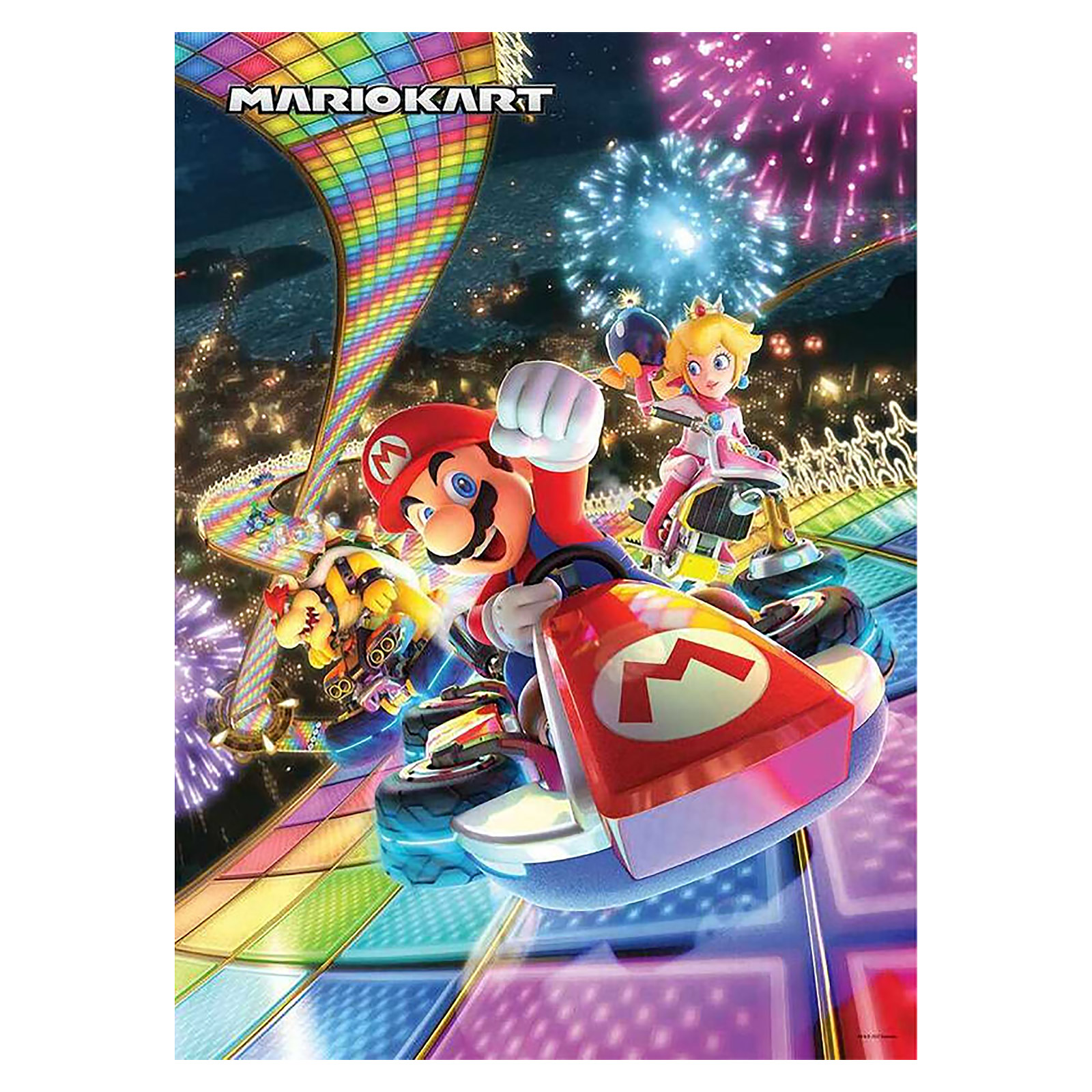 Super Mario - Mario Kart Rainbow Road Puzzle