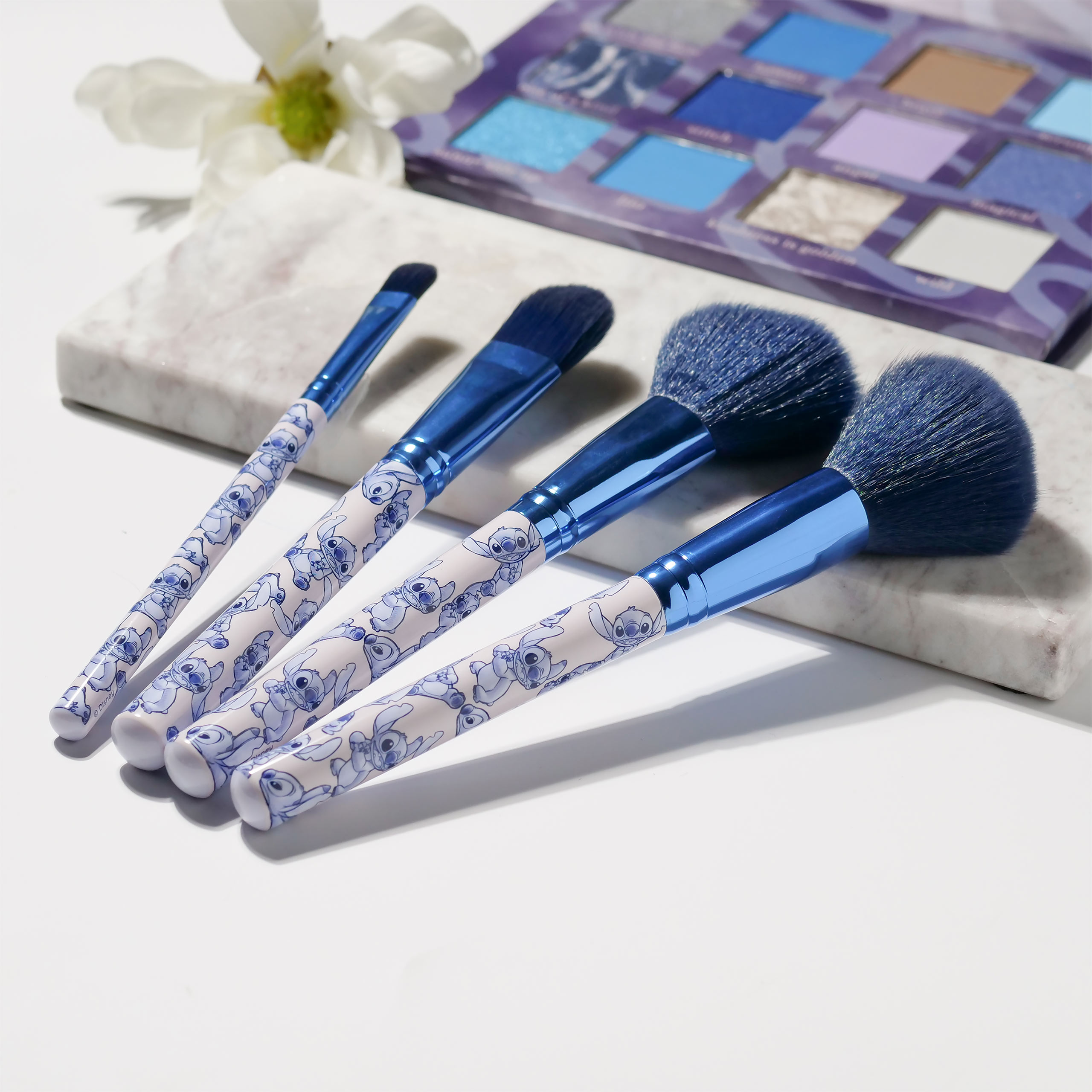 Stitch Makeup Brush 4-piece Set - Lilo & Stitch