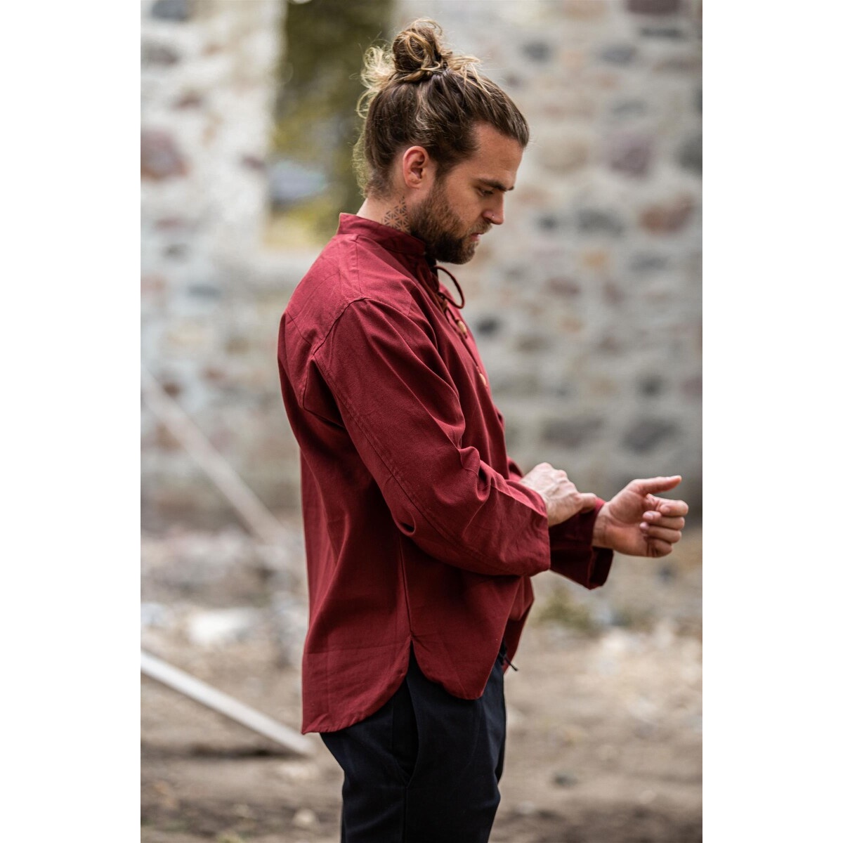 Medieval Shirt Ansbert red
