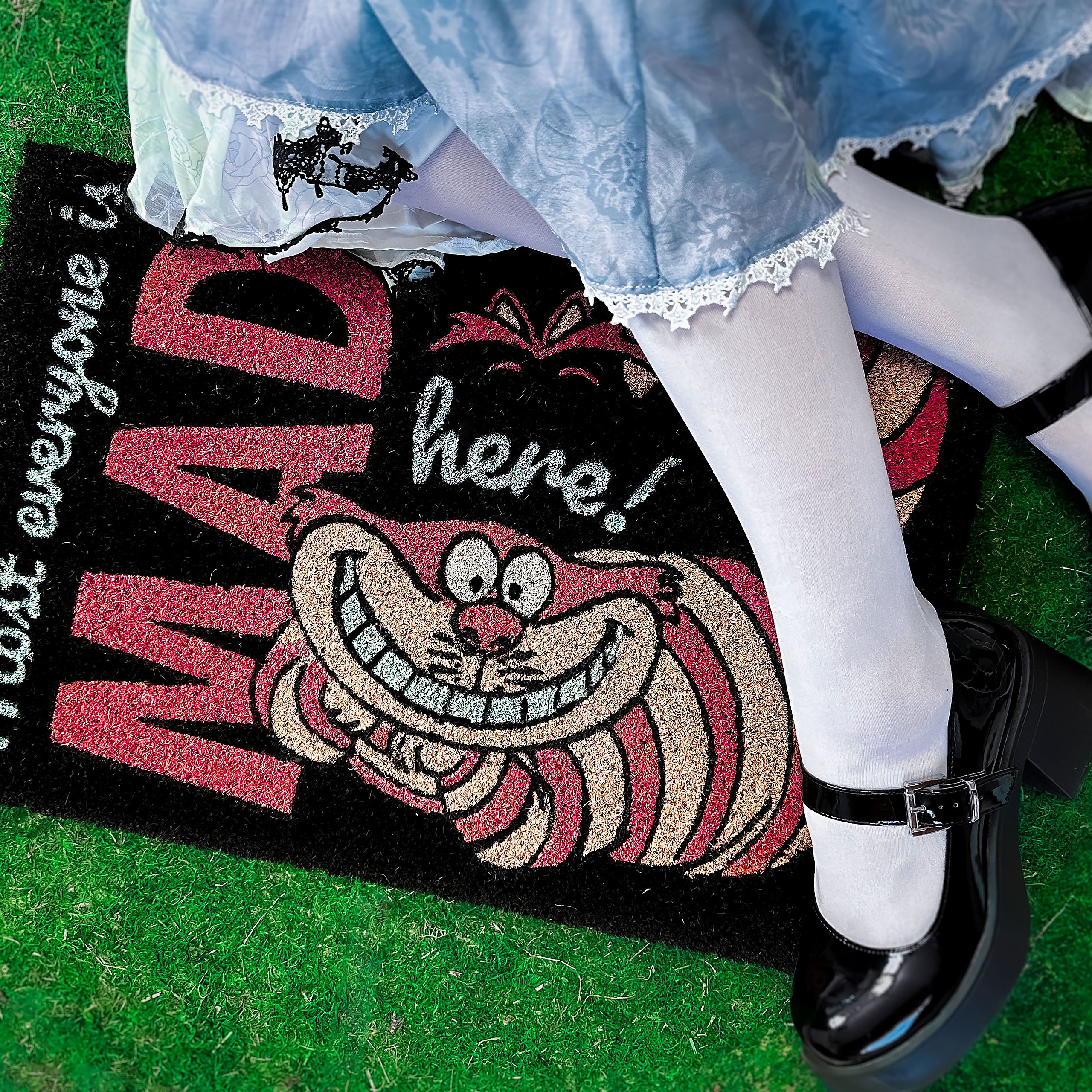 Alice im Wunderland - Grinsekatze Fußmatte