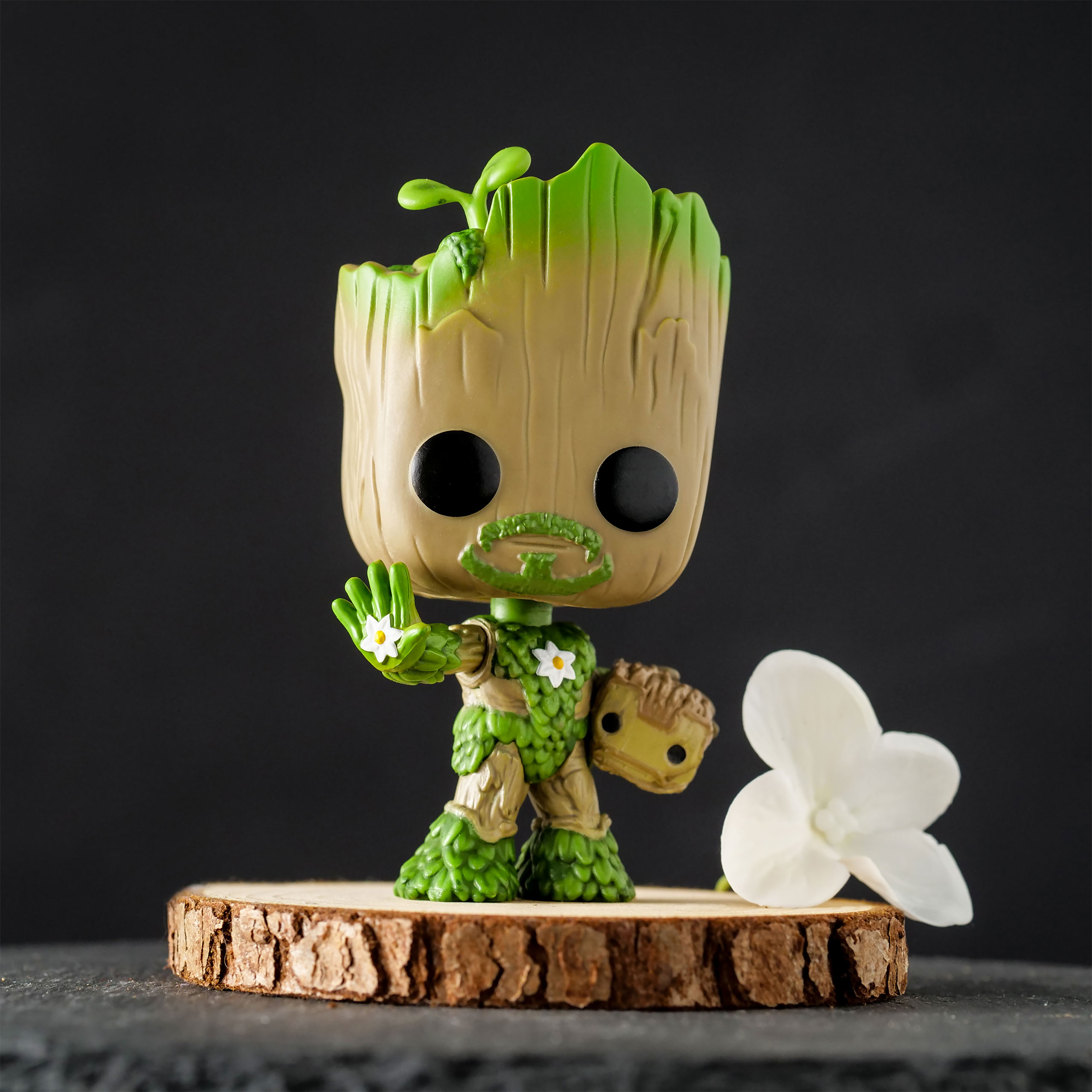 Marvel - Siamo Groot Iron Man Funko Pop Figura a Testa Oscillante