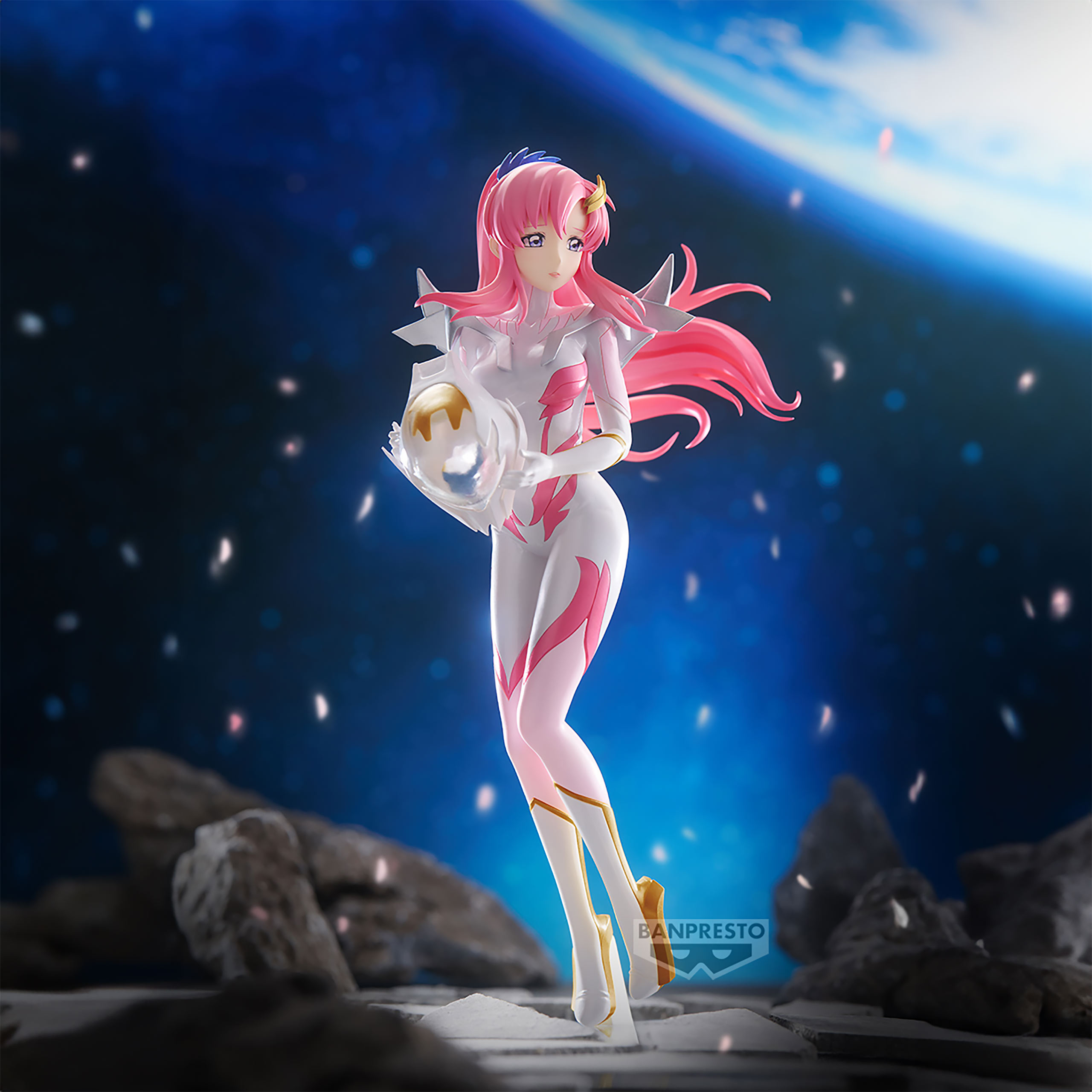 Mobile Suit Gundam SEED Freedom - Figura di Lacus Clyne Glitter & Glamours in tuta da pilota