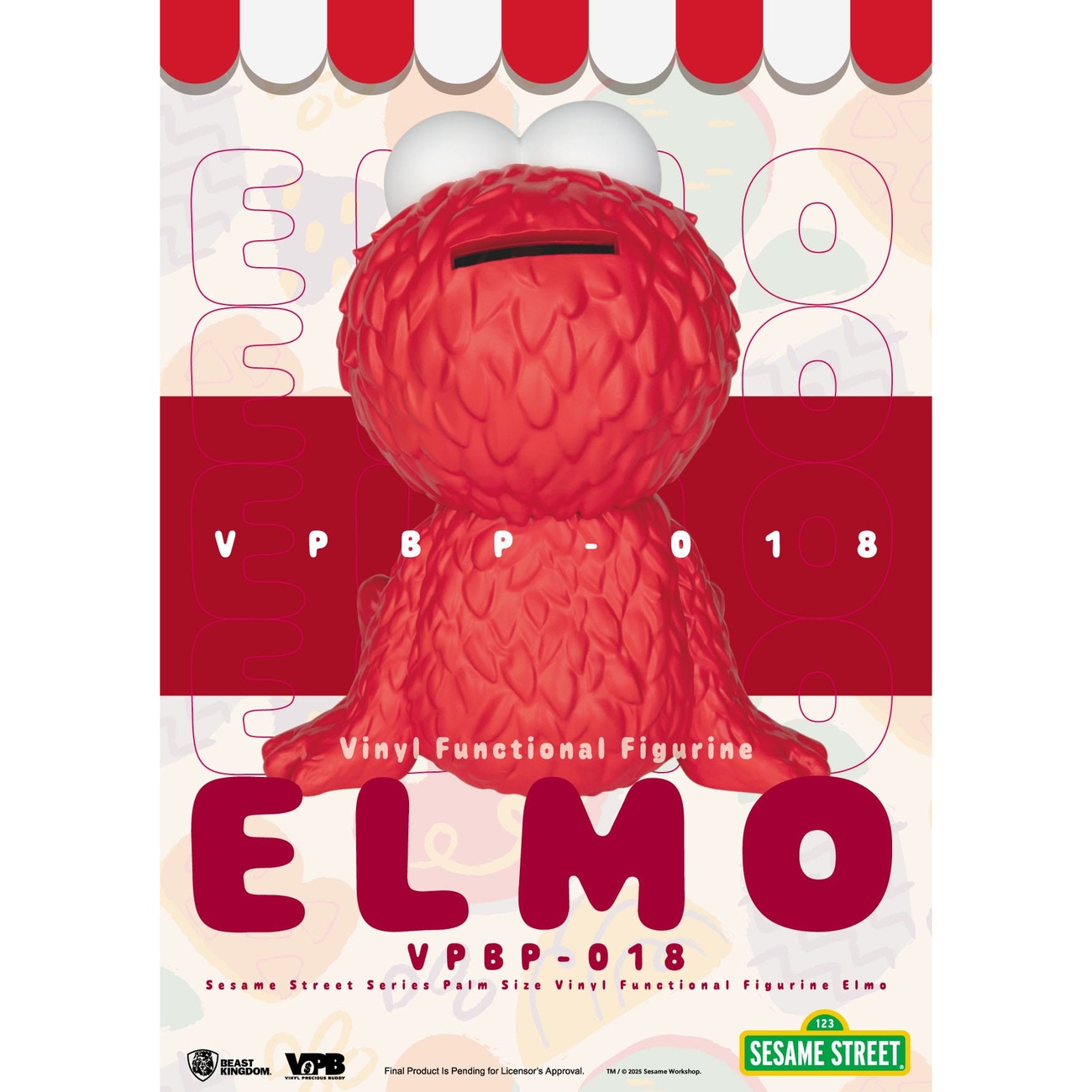 Sesamstraße Piggy Vinyl Spardose Elmo 12 cm