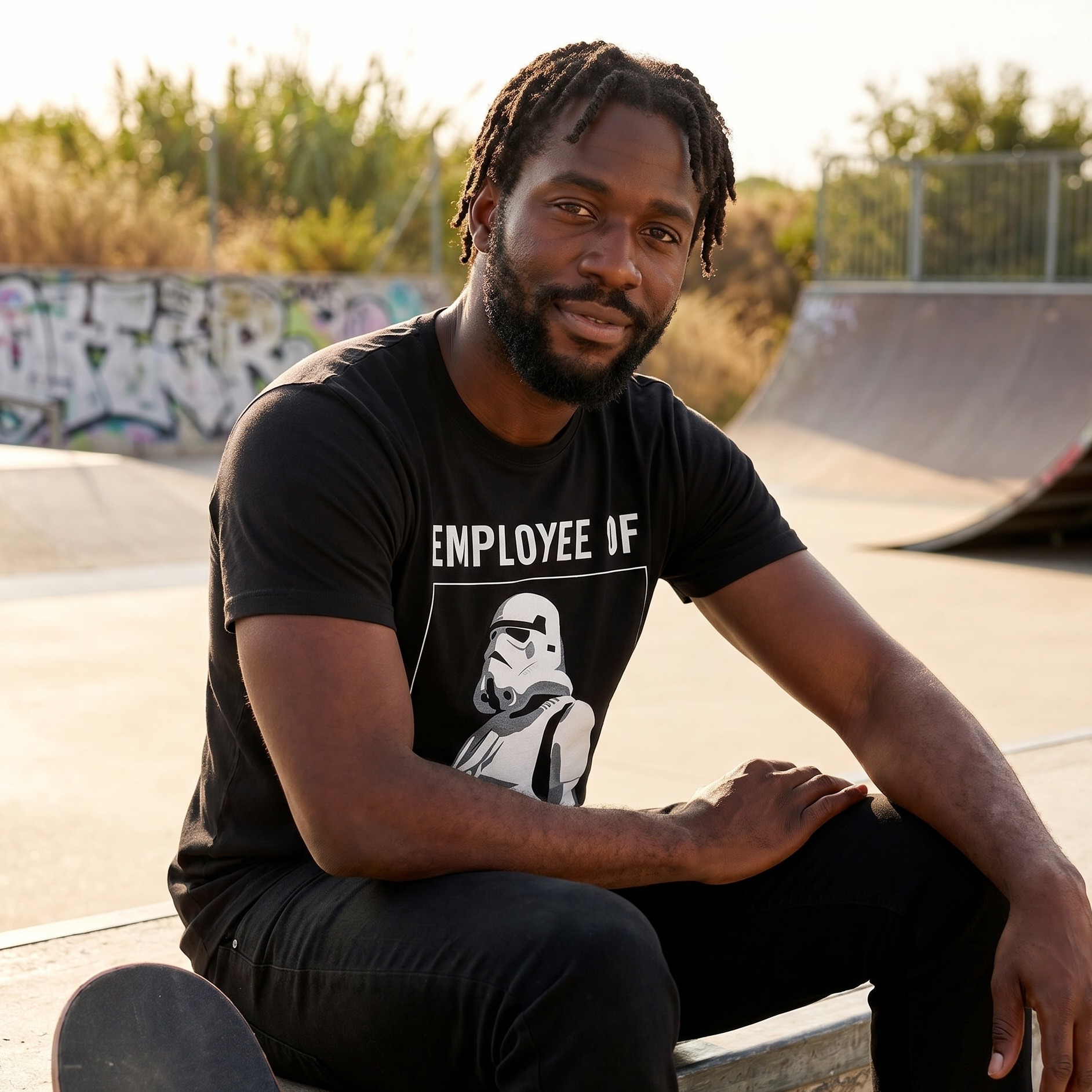 Star Wars - Camiseta negra de Stormtrooper Empleado del Mes