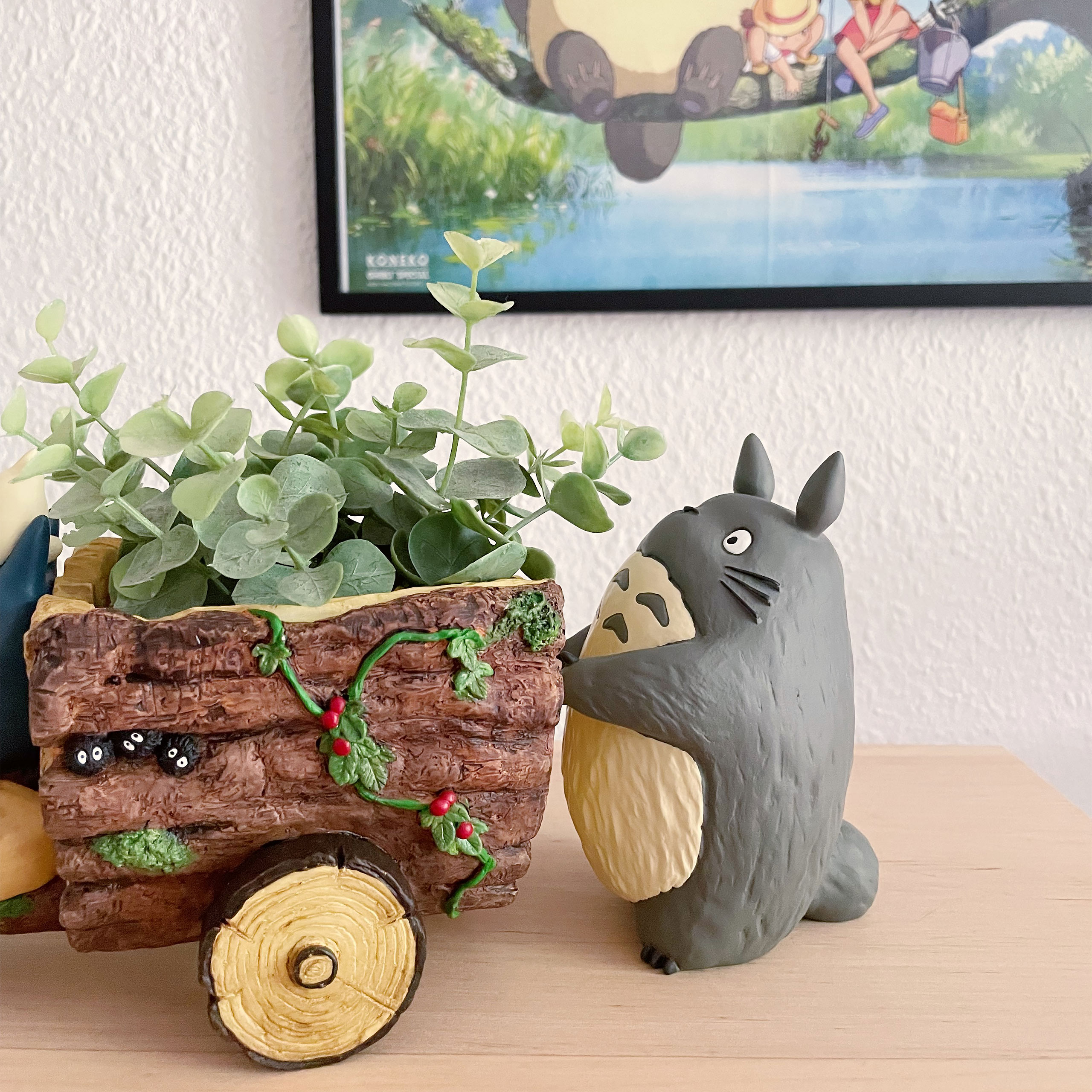 Totoro - Figura di Diorama per Vaso di Fiori