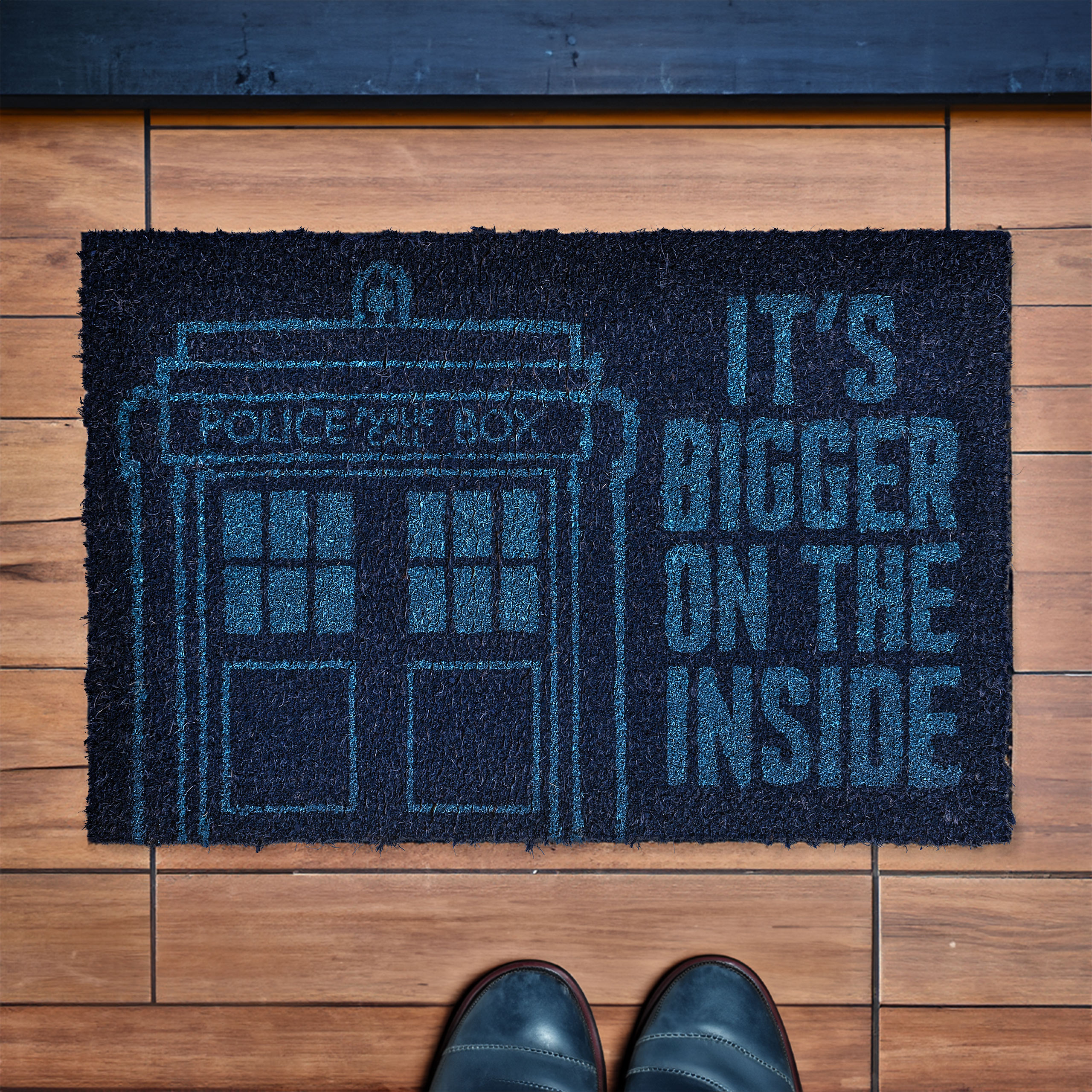 Doctor Who - Tardis deurmat blauw