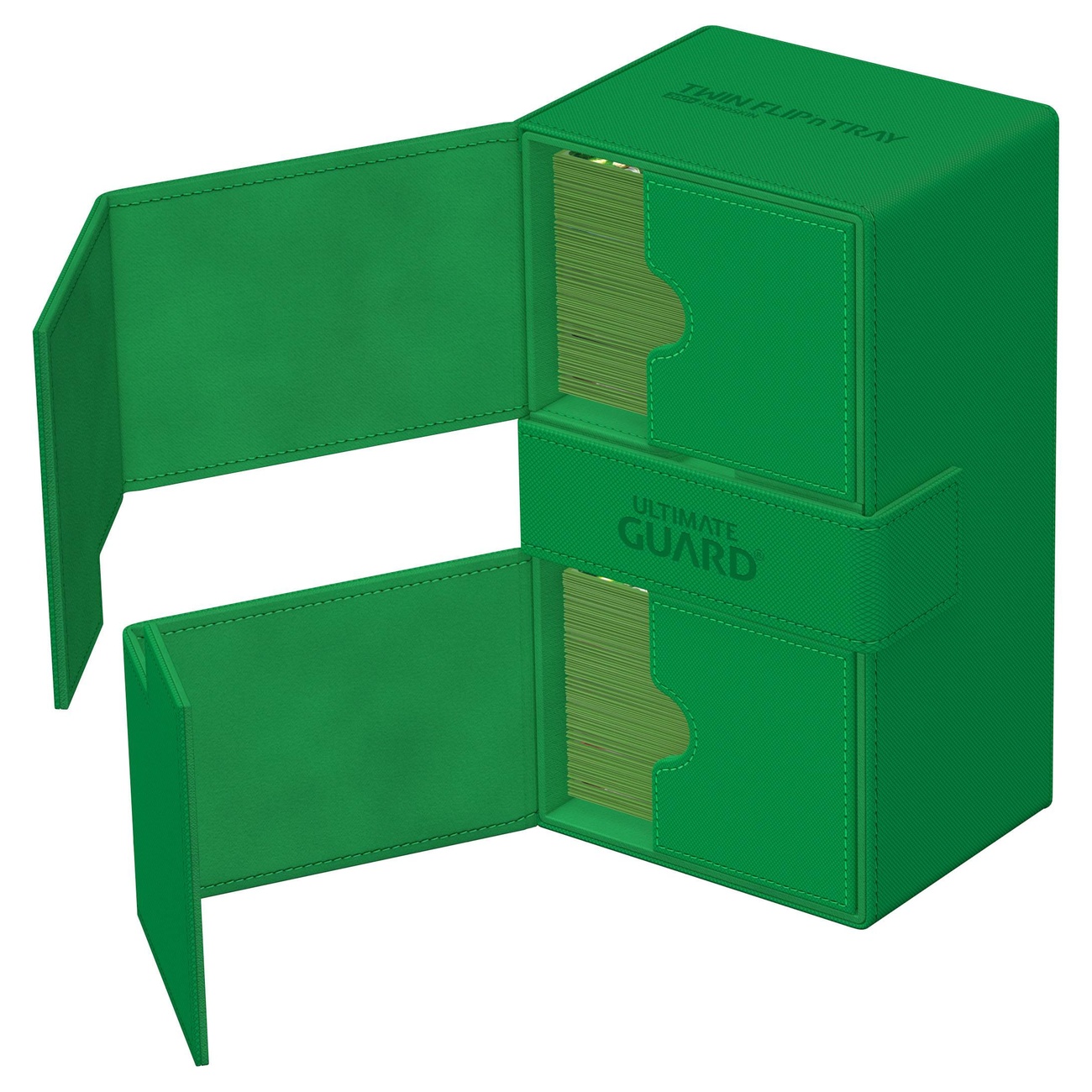 Ultimate Guard Twin Flip'n'Tray 200+ Xenoskin - Groen