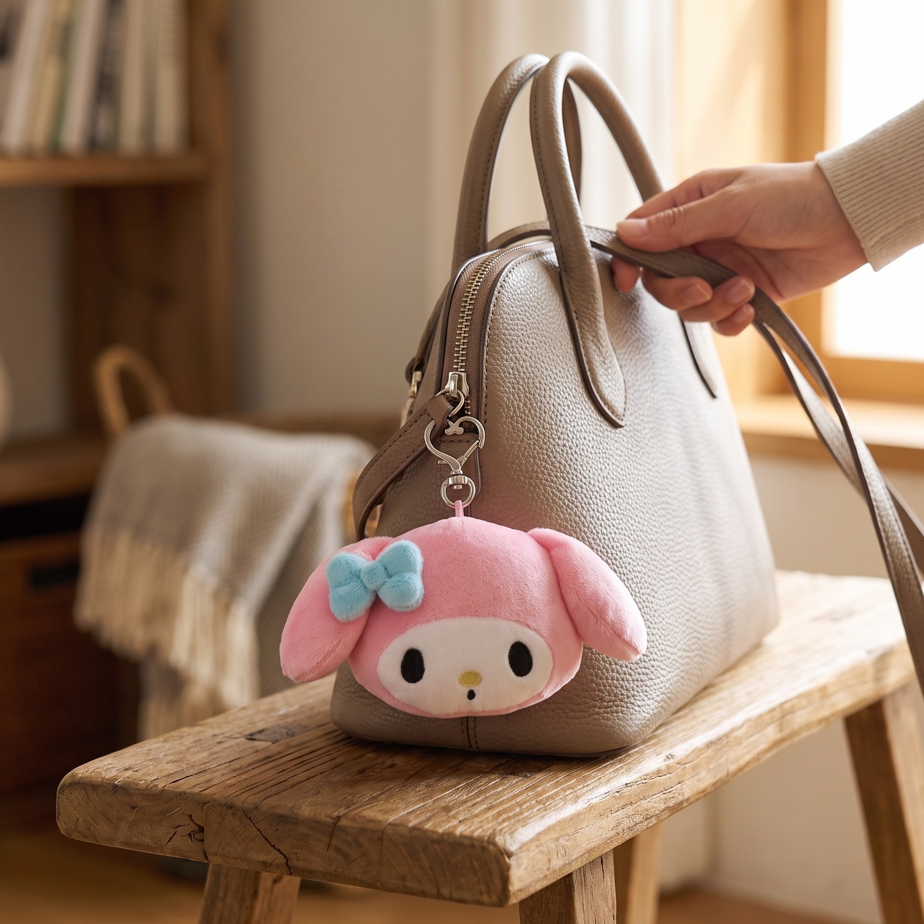 Hello Kitty - My Melody Plüsch Schlüsselanhänger