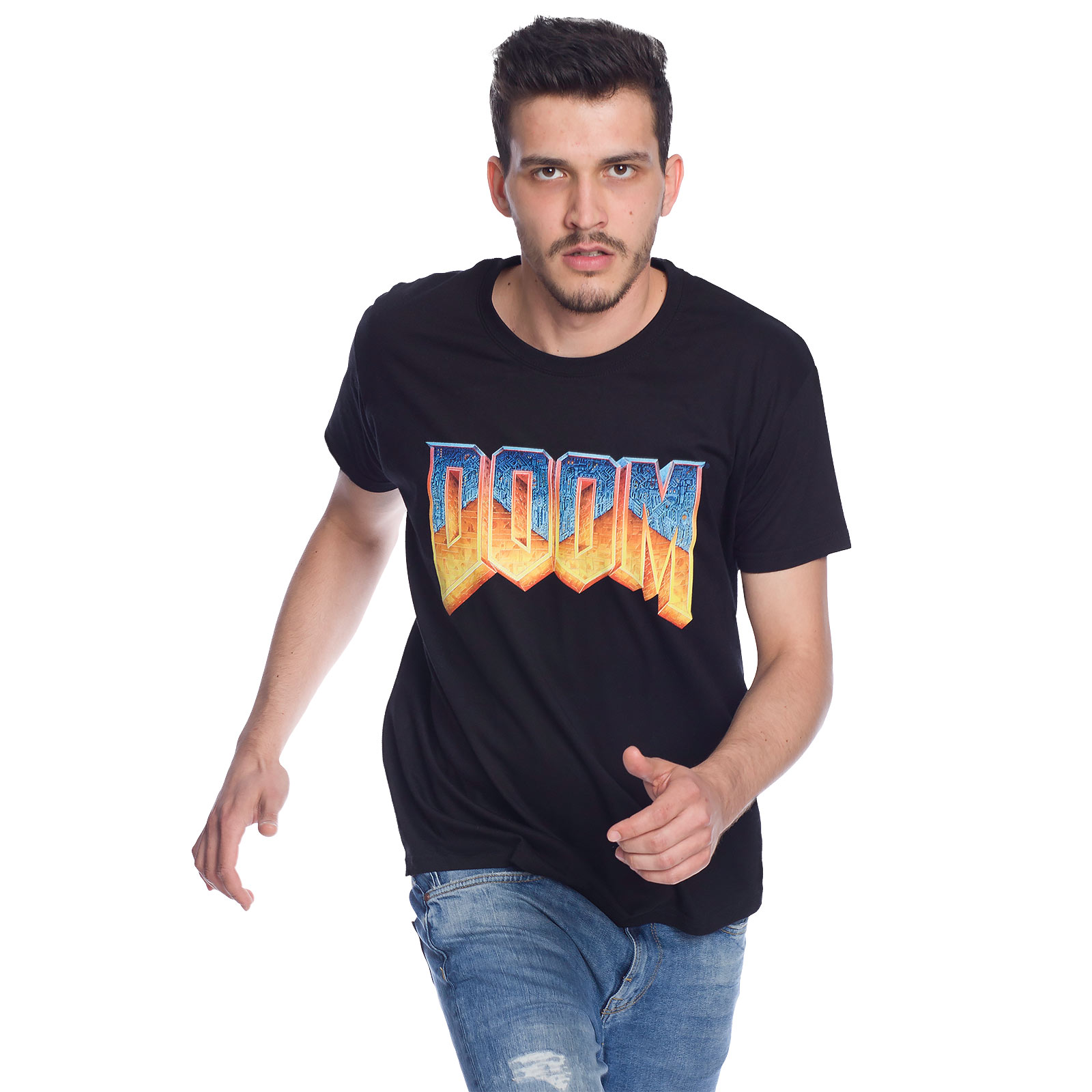 Doom - Logo T-Shirt zwart