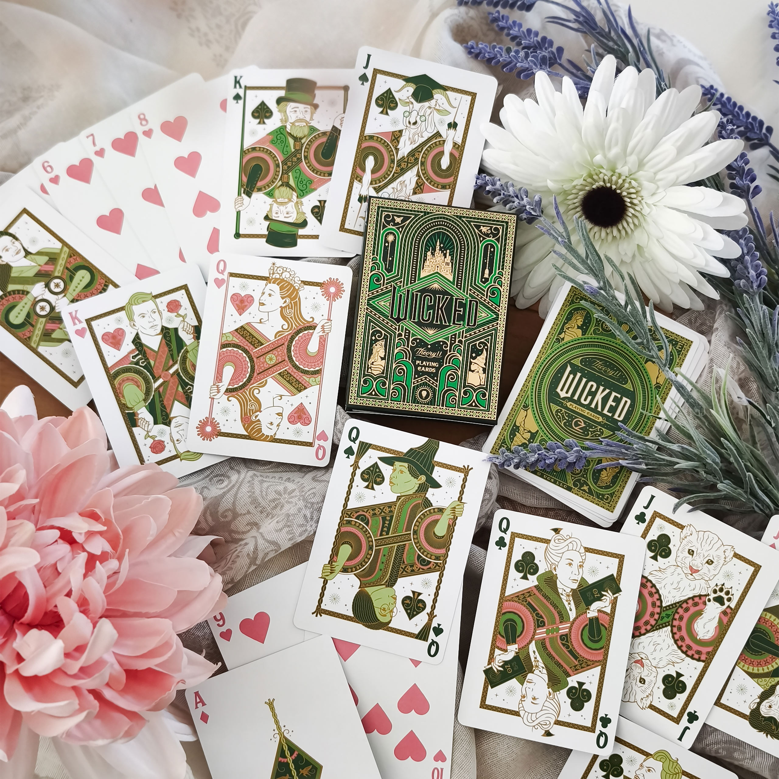 Wicked - Juego de cartas Emerald City Edición Deluxe