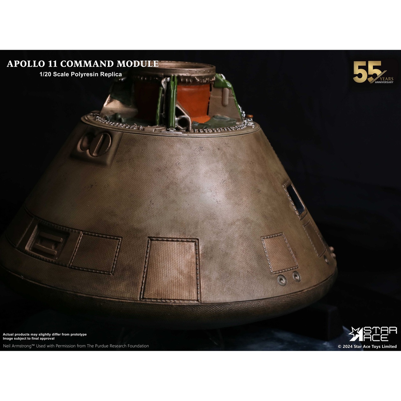 Apollo 11 Replik 1/20 Command Module (DX) 20 cm