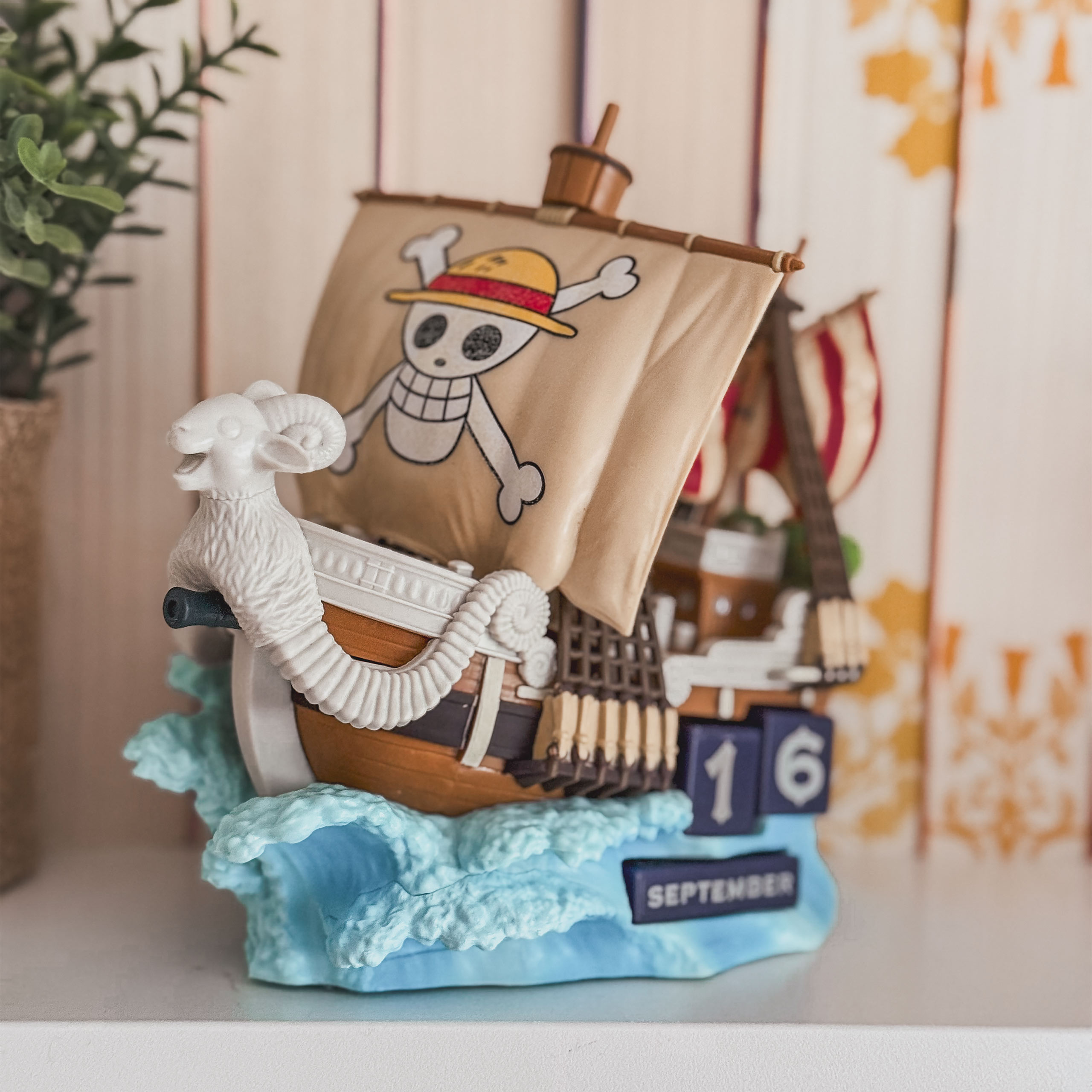 One Piece - Going Merry perpetuele 3D-kalender