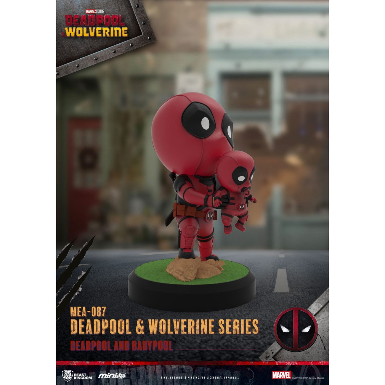 Deadpool 3 Serie Deadpool & Wolverine Set de figuras Mini Egg Attack 8 cm