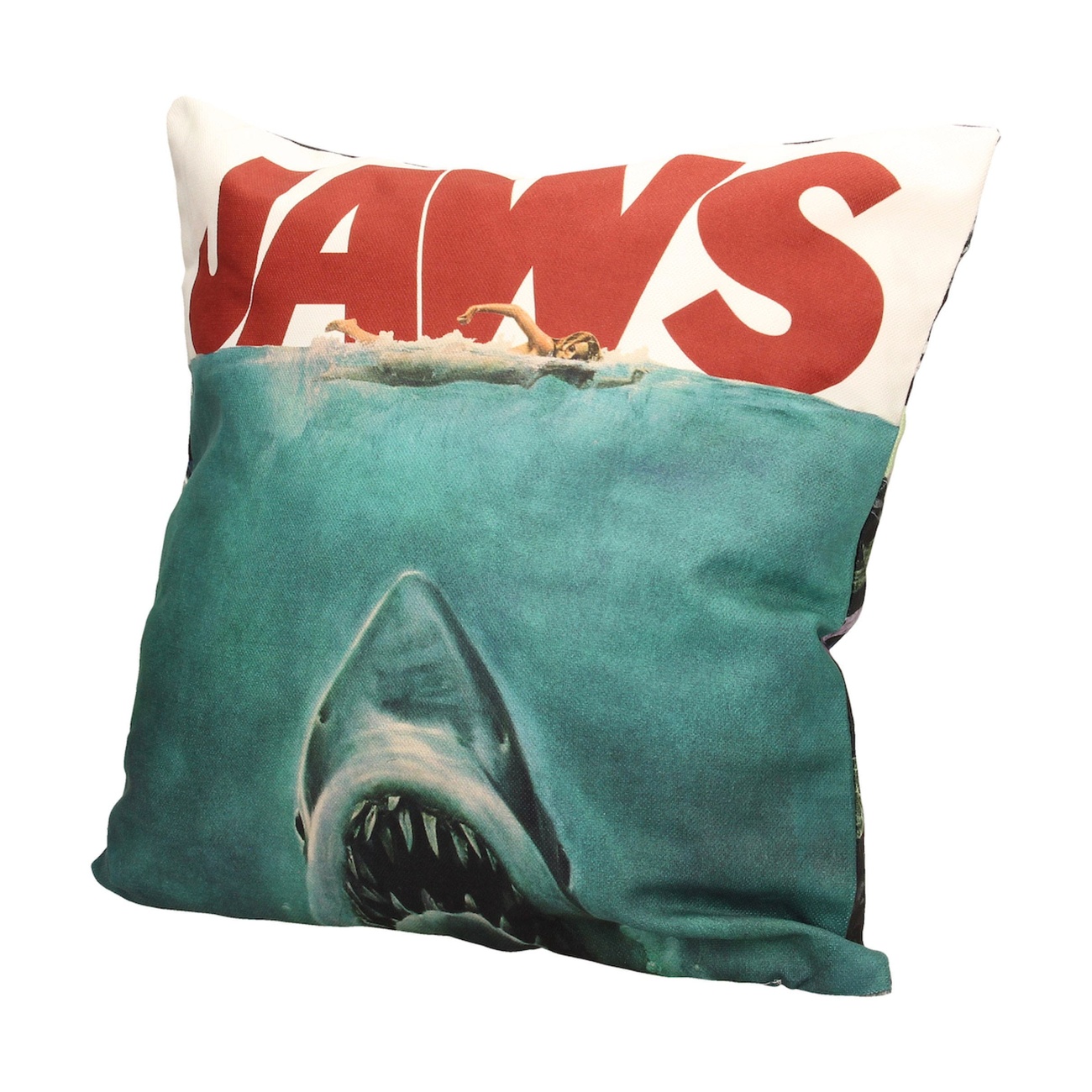 Jaws Coussin Poster Collage 45 cm
