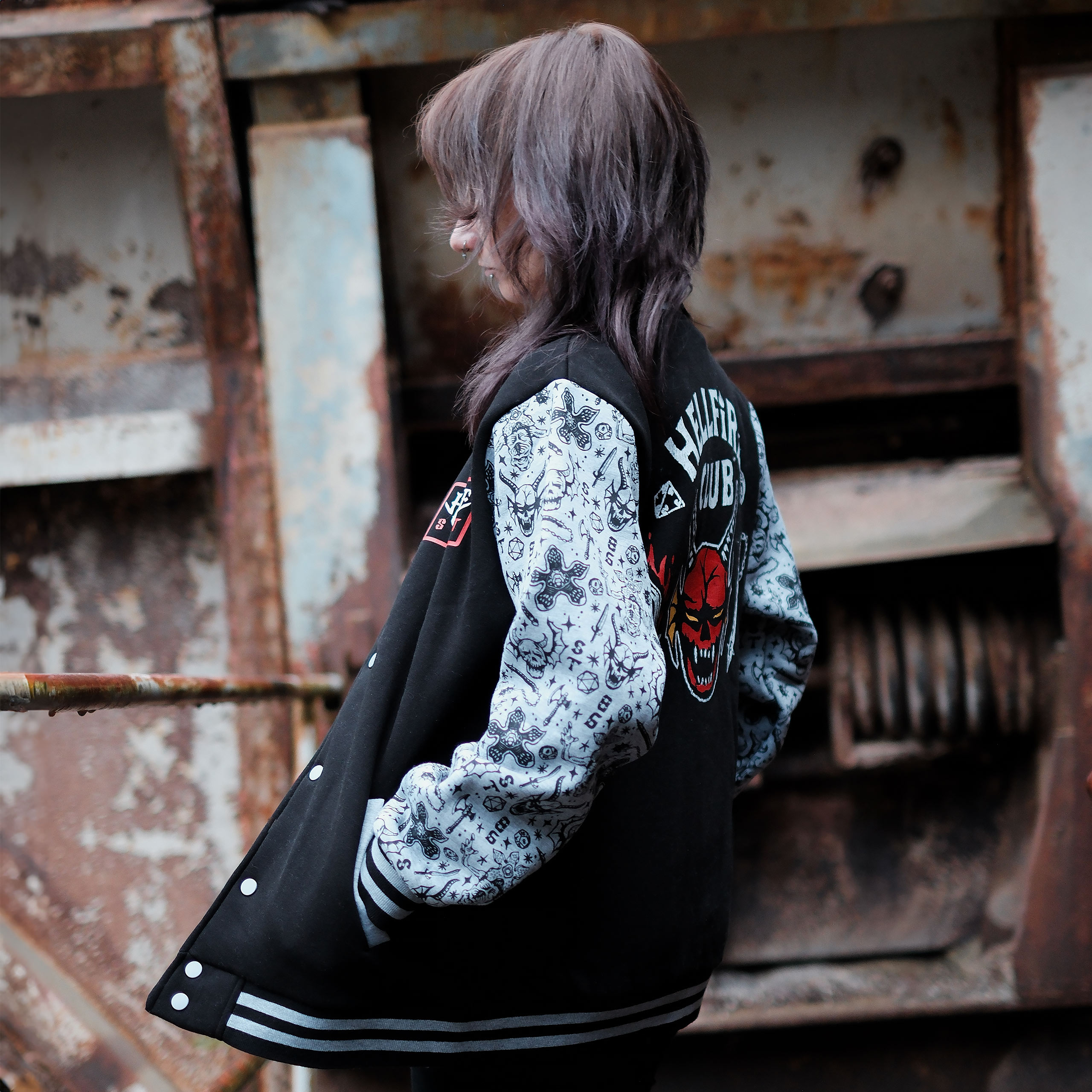 Stranger Things - Hellfire Club College Jacke