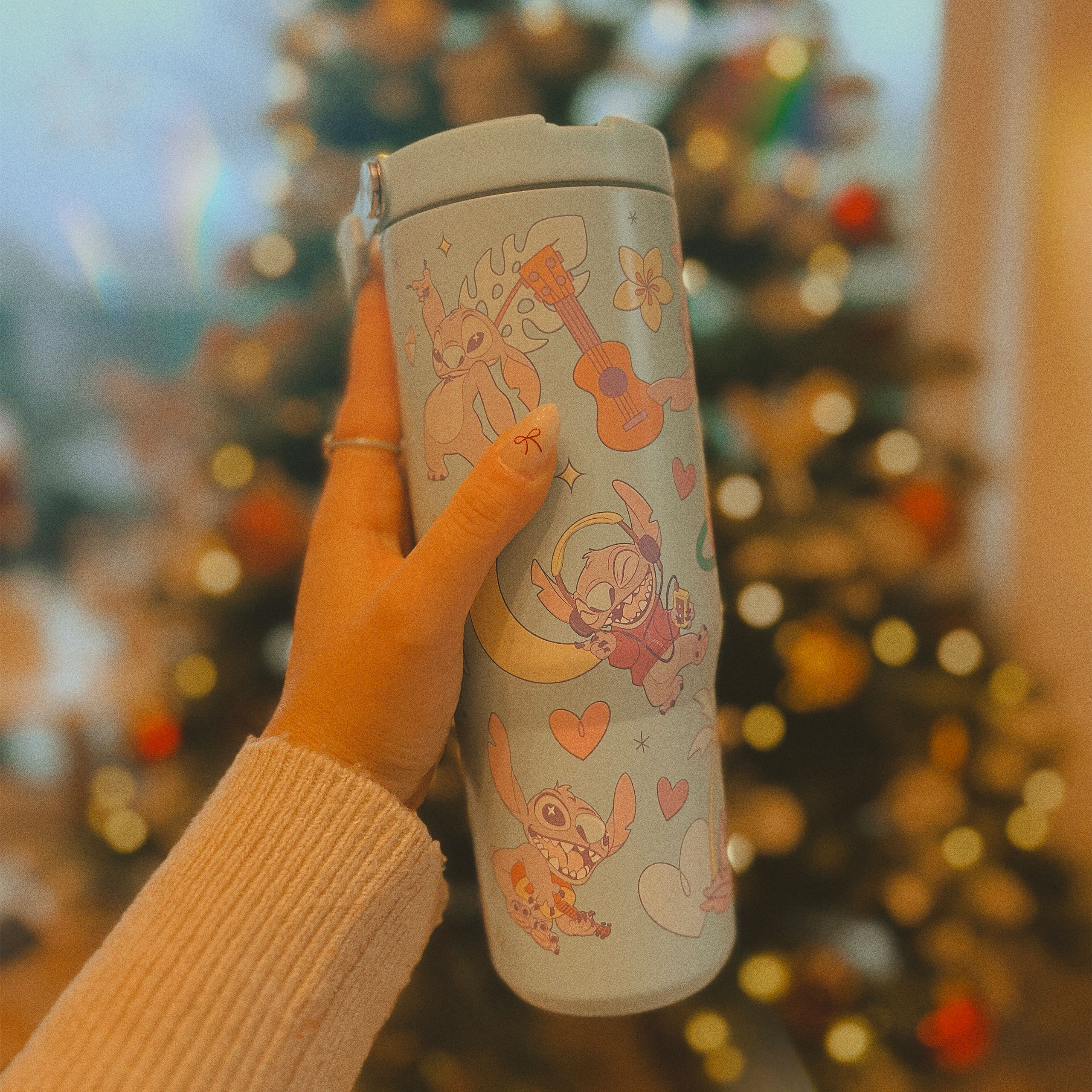 Vaso térmico Stitch con asa - Lilo & Stitch