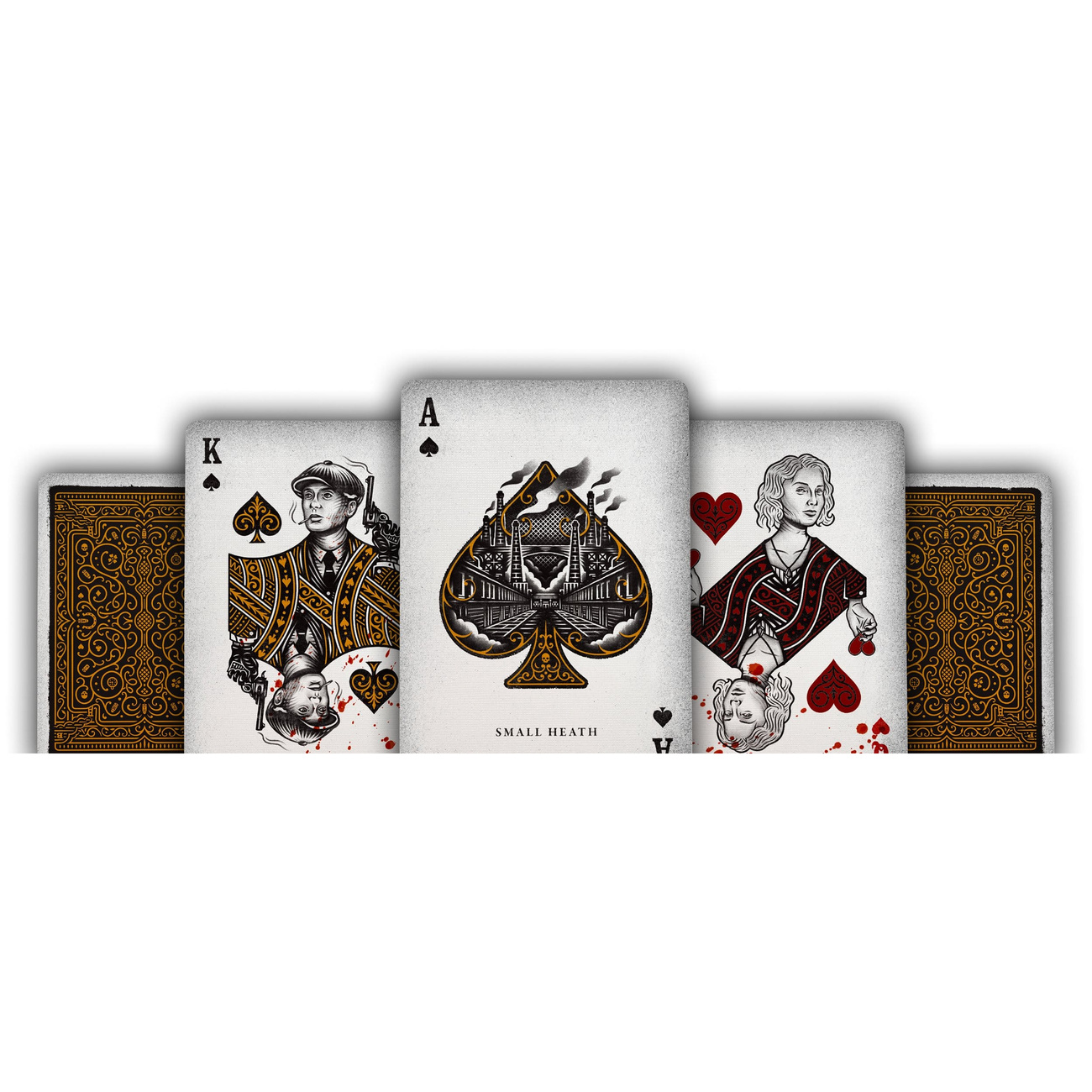 Peaky Blinders Spielkarten Forged In Smoke and Blood