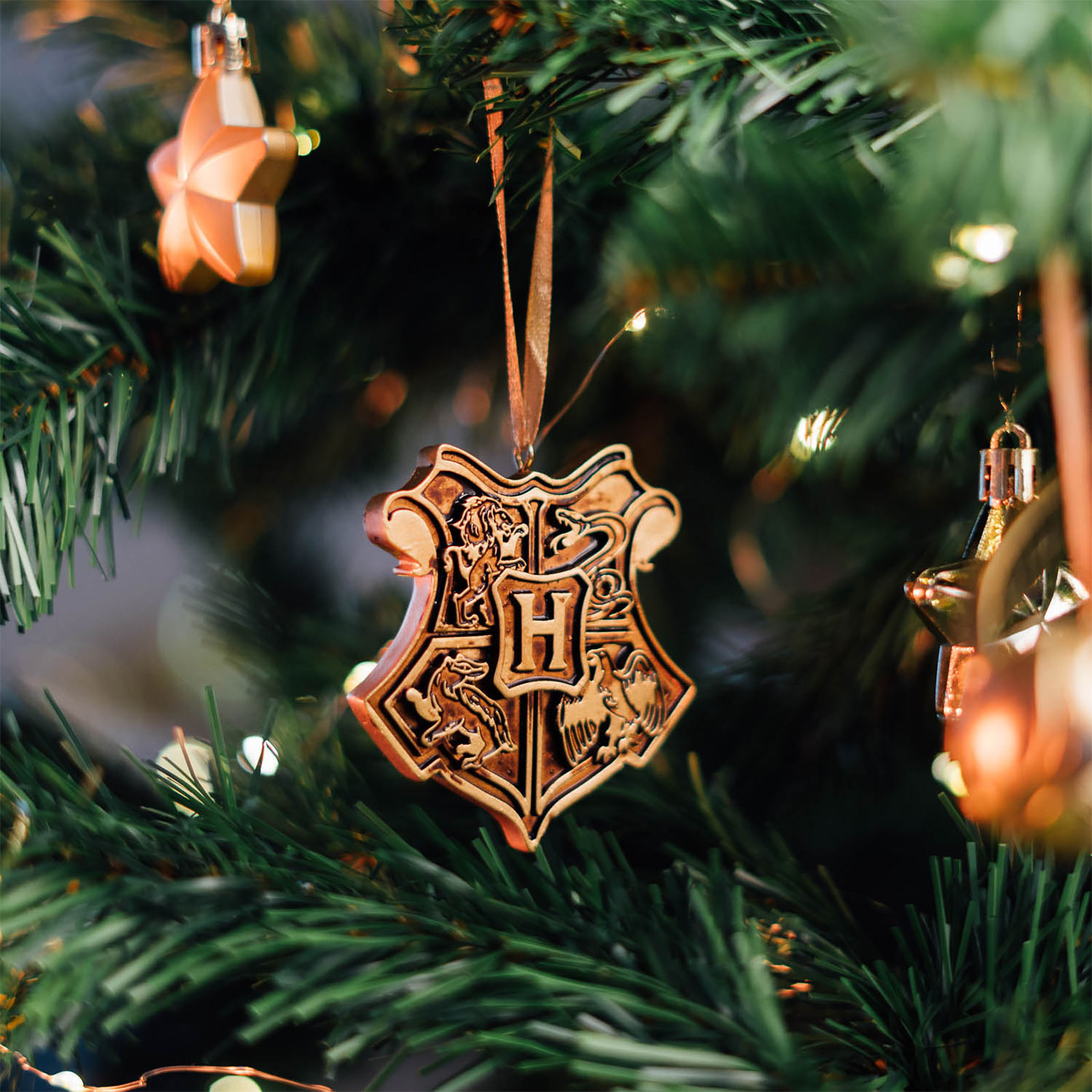 Harry Potter - Hogwarts Christmas Tree Decoration 3 Piece Set