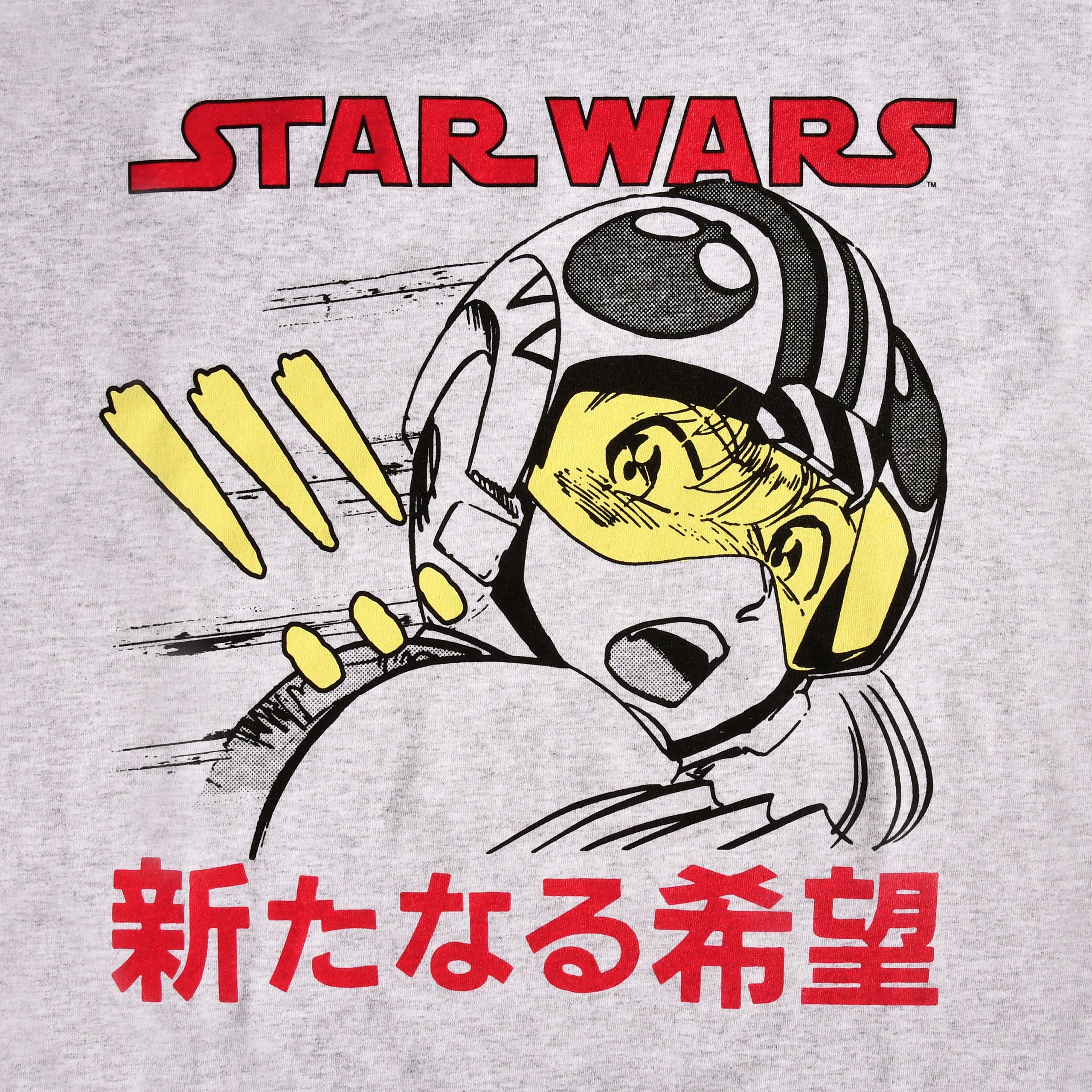 Star Wars - Luke Anime T-Shirt grau