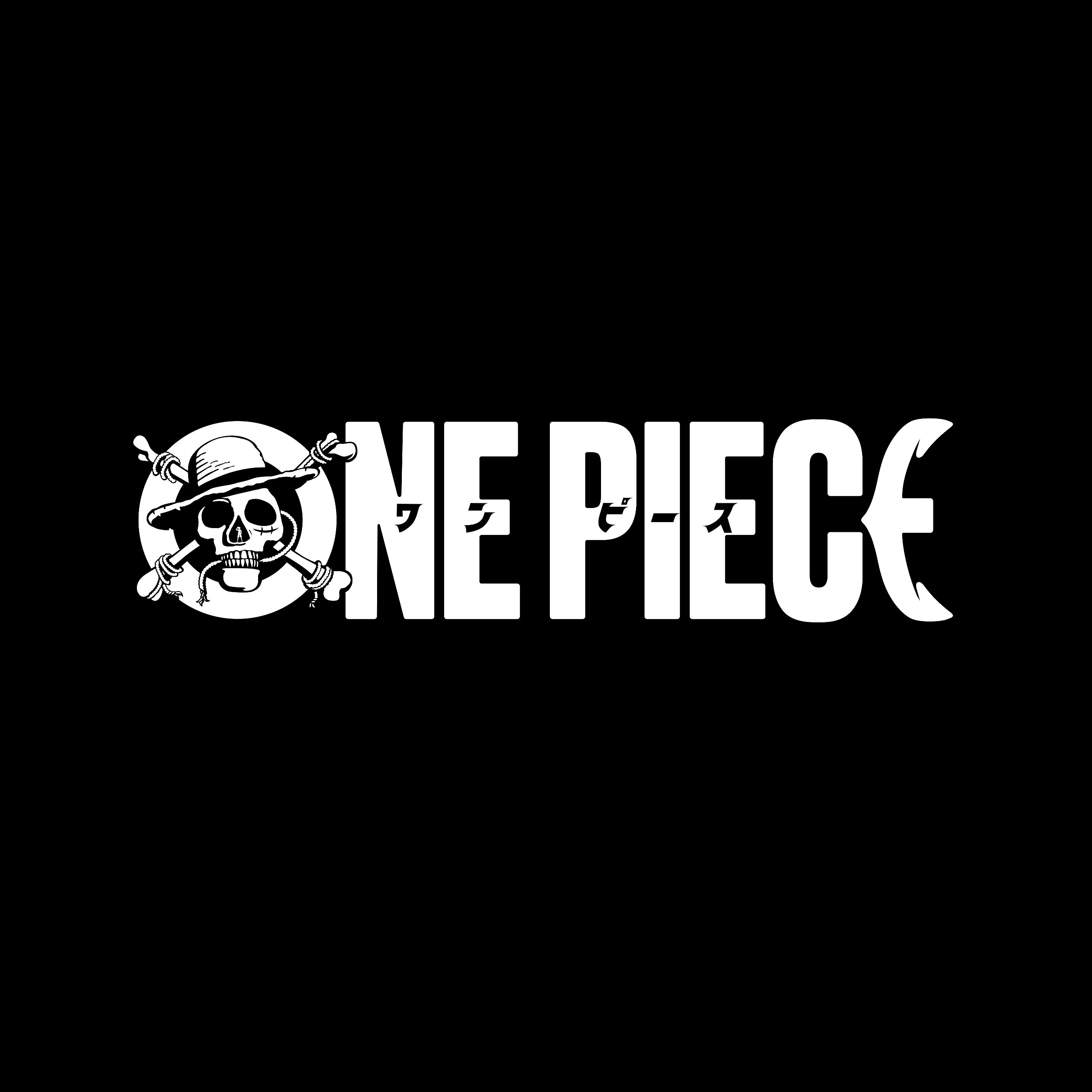 One Piece - Serien Logo T-Shirt schwarz