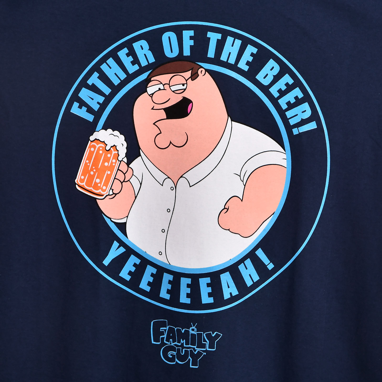 Family Guy - Father of the Beer T-Shirt blue