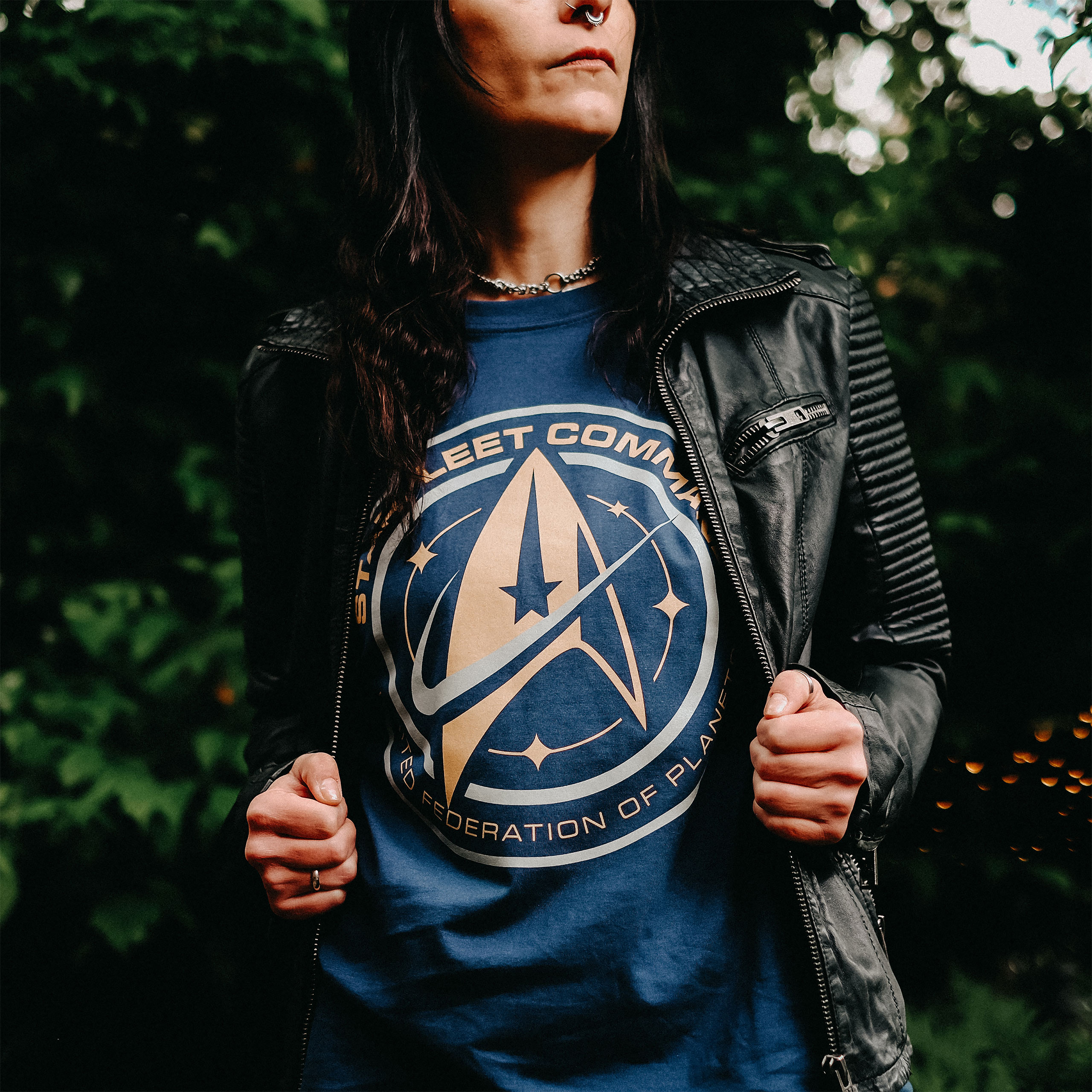 Star Trek - Starfleet Command T‑Shirt blau