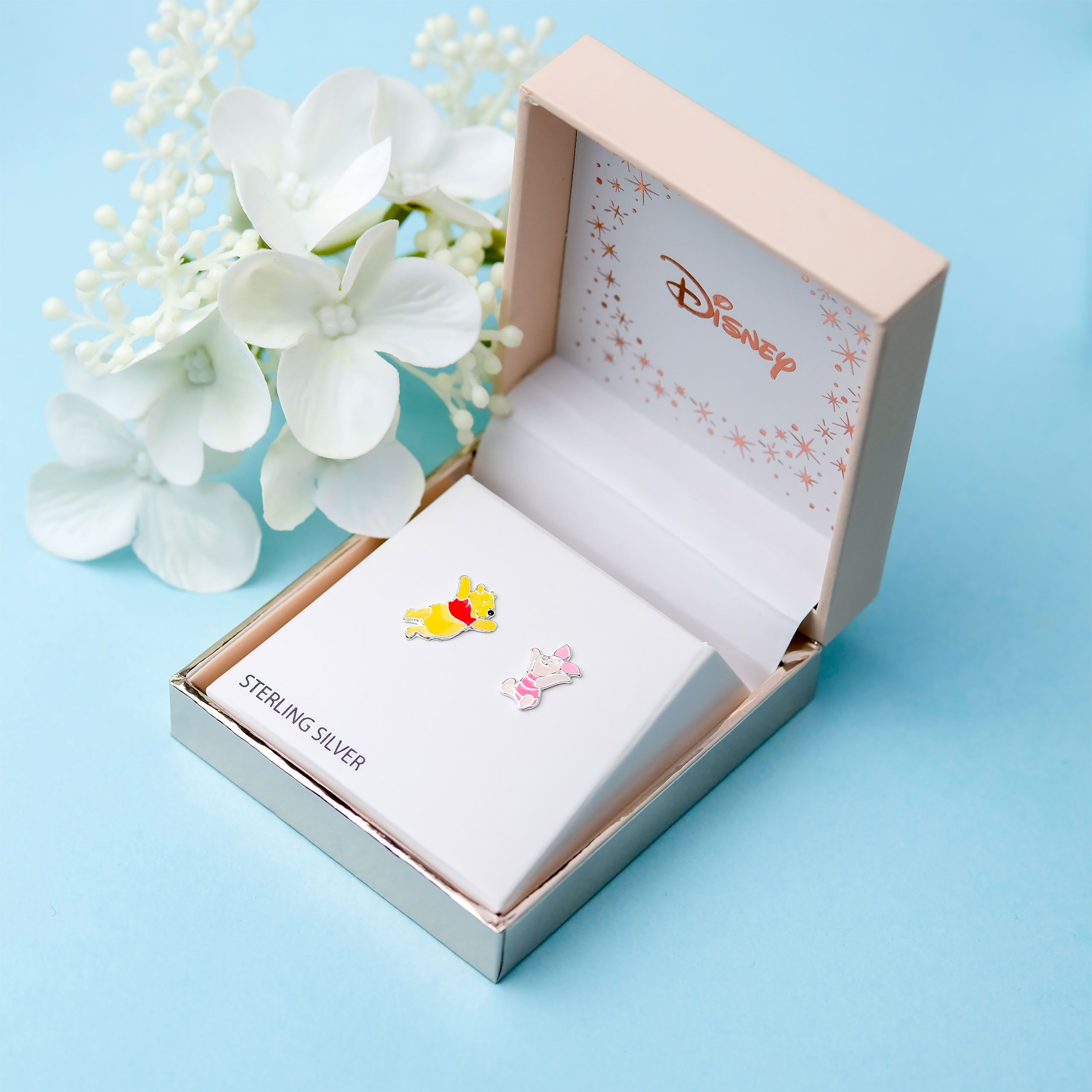 Winnie the Pooh - Winnie and Piglet Stud Earrings