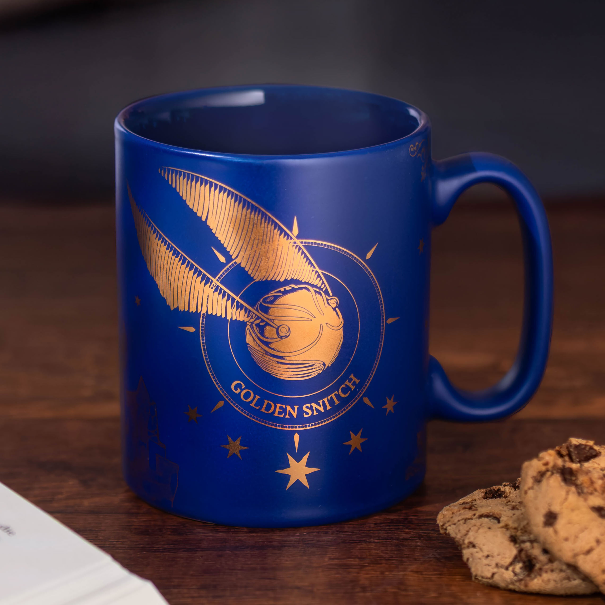 Harry Potter - Taza Snitch Dorada azul