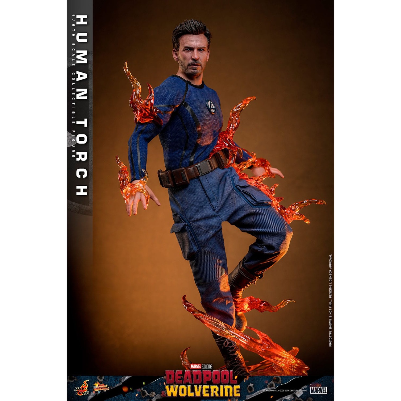 Deadpool & Wolverine - Human Torch Masterpiece 1:6 actionfigur