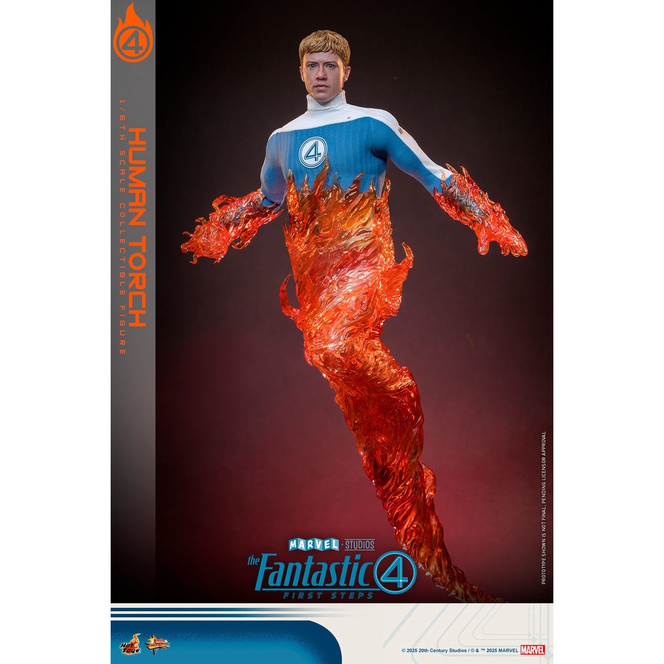 Les Quatre Fantastiques : First Steps - Figurine d’Exception Human Torch 1:6