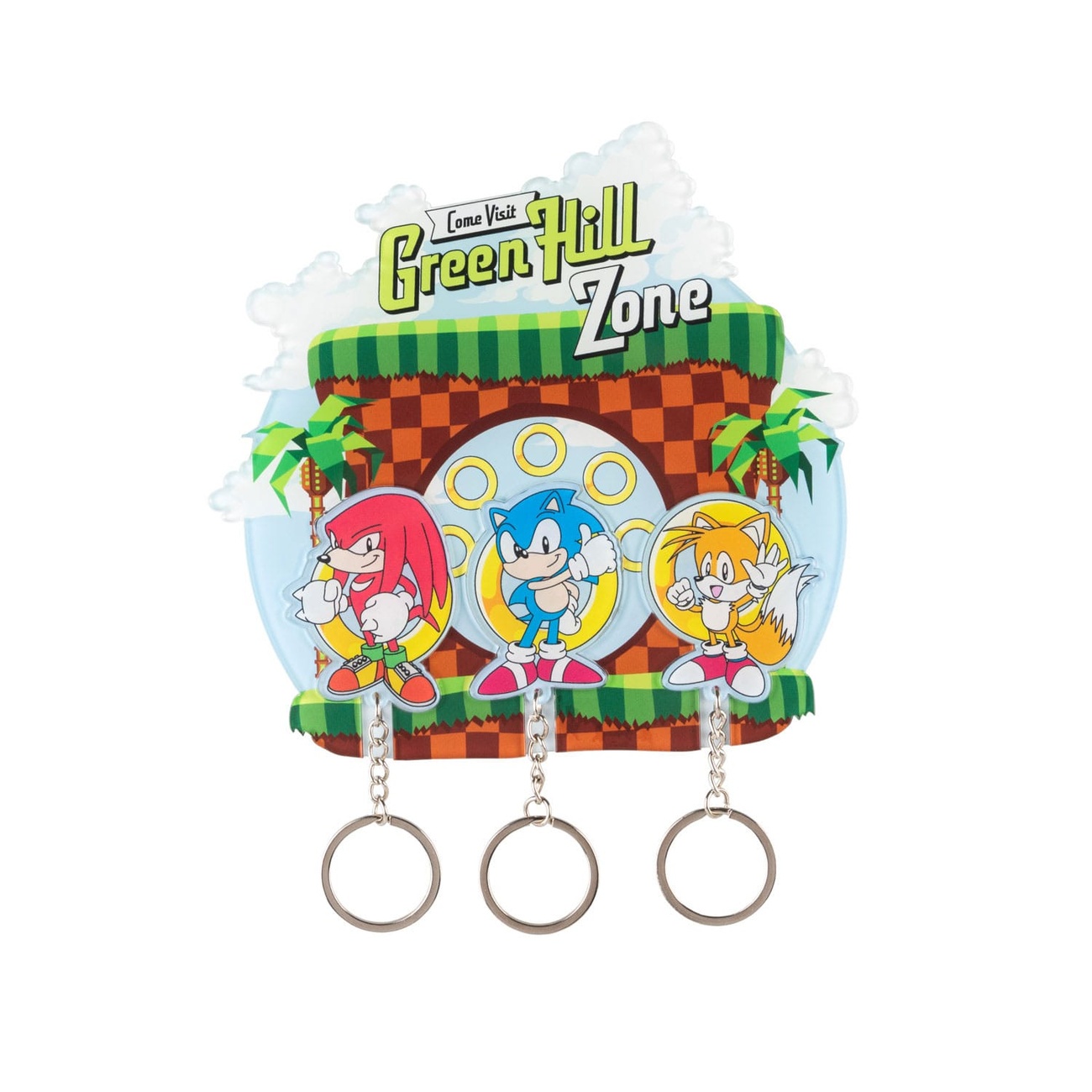 Sonic the Hedgehog portachiavi da parete incl. 3 portachiavi