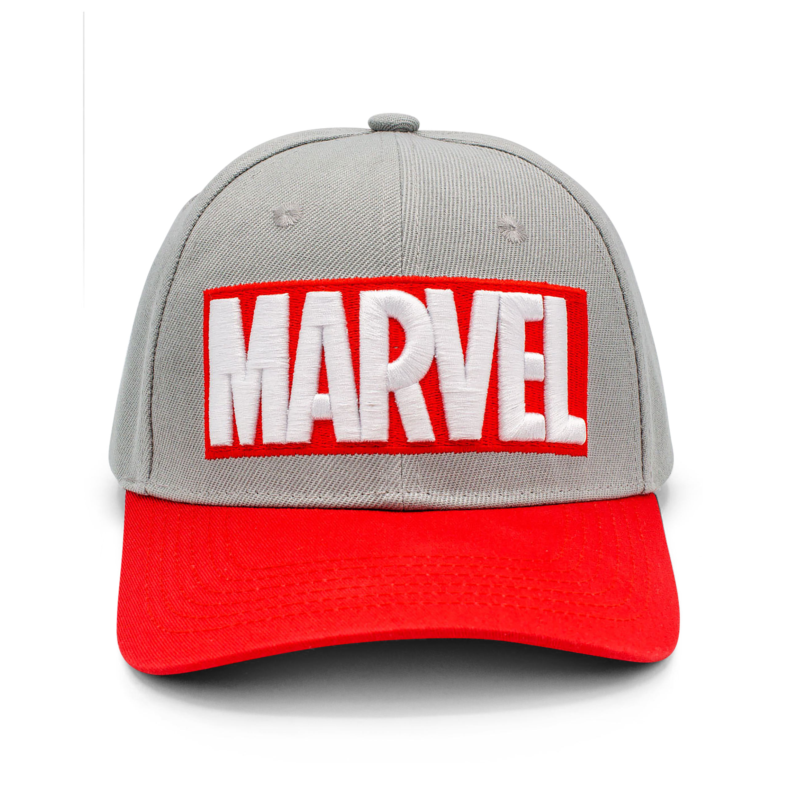 Marvel - Casquette Logo gris-rouge