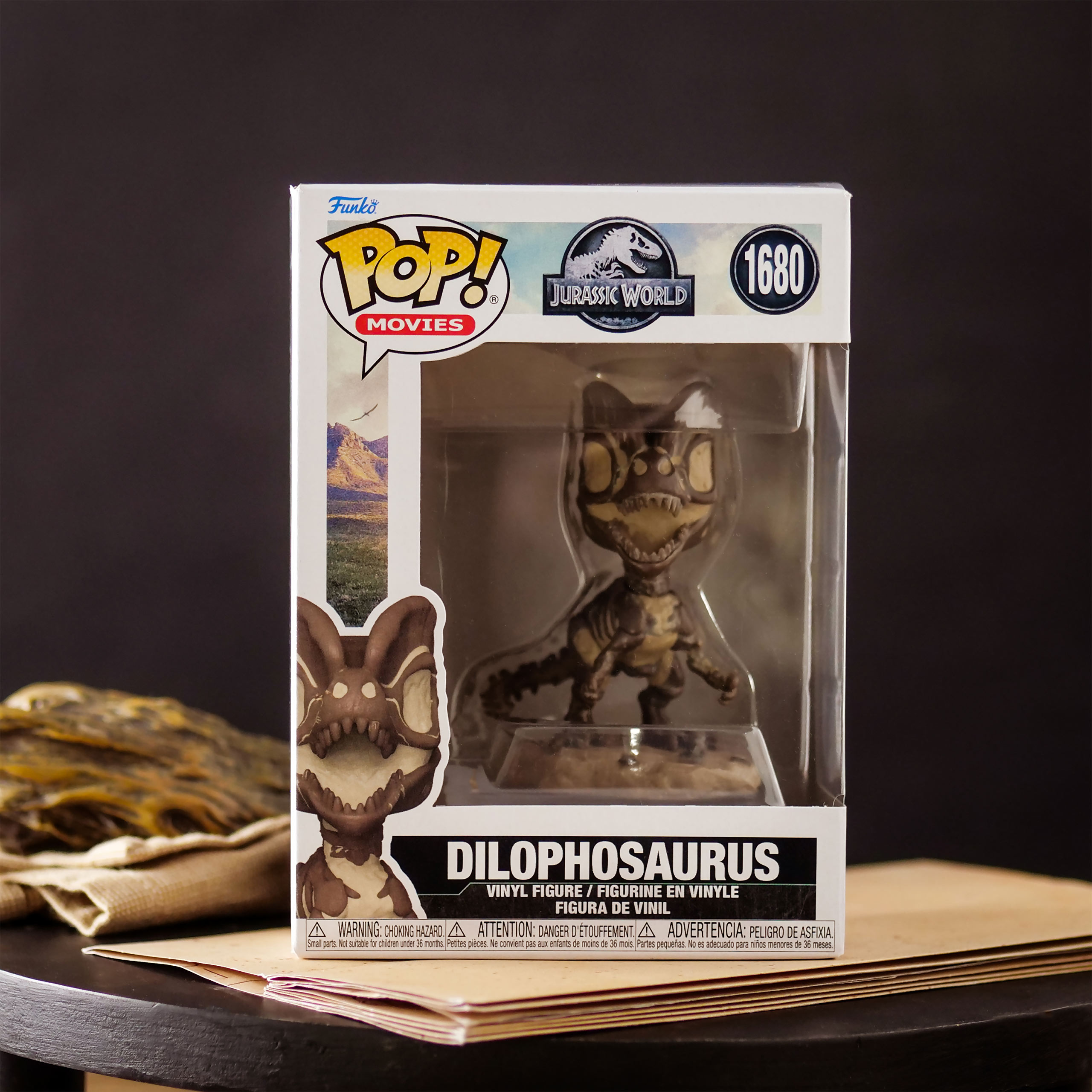 Jurassic World - Fossil Dilophosaurus Funko Pop Figure