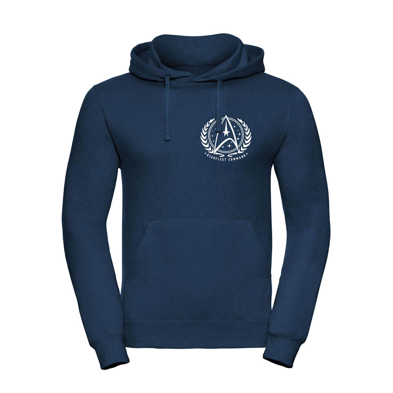 Star Trek - Felpa con cappuccio Starfleet Command blu