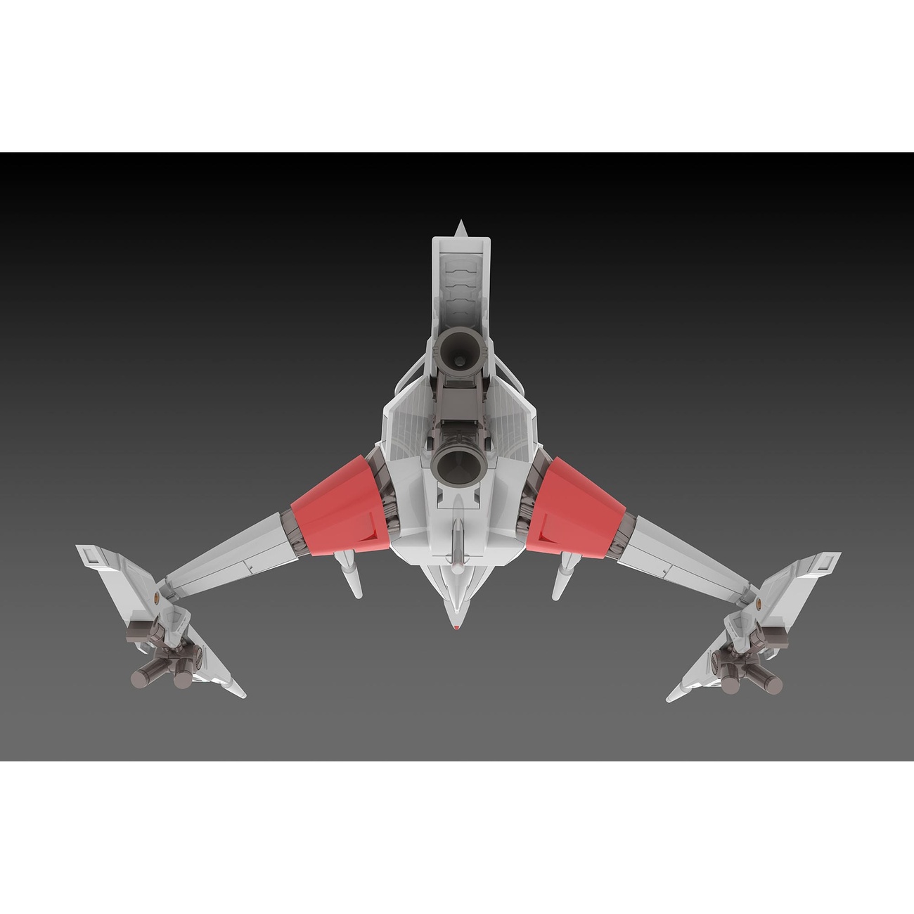 Dariusburst CS Core Kit in Plastica 1/144 Legend Silver Hawk 3F-1B Caccia Spaziale 14 cm