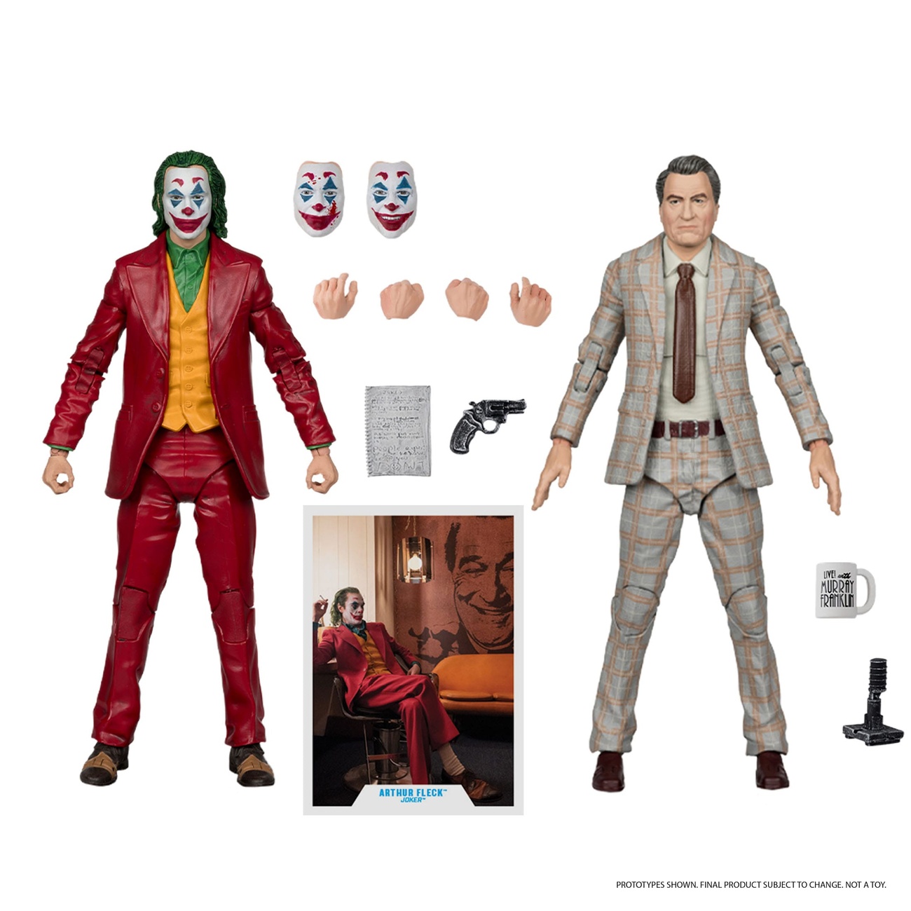 Joker DC Multiverse (película Joker) Figura de acción Deluxe de coleccionista The Joker (Live with Murray Franklin) Edición limitada 18