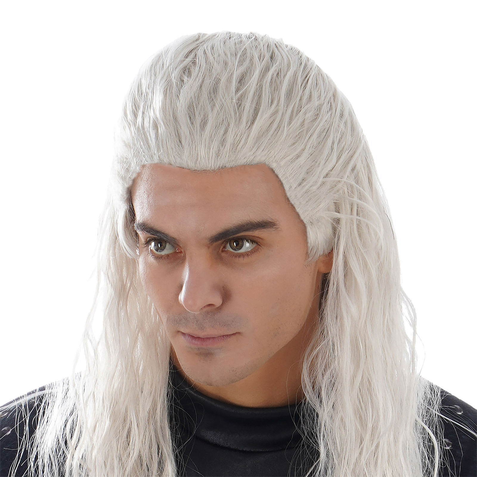 Perruque de costume Geralt pour les fans de Witcher