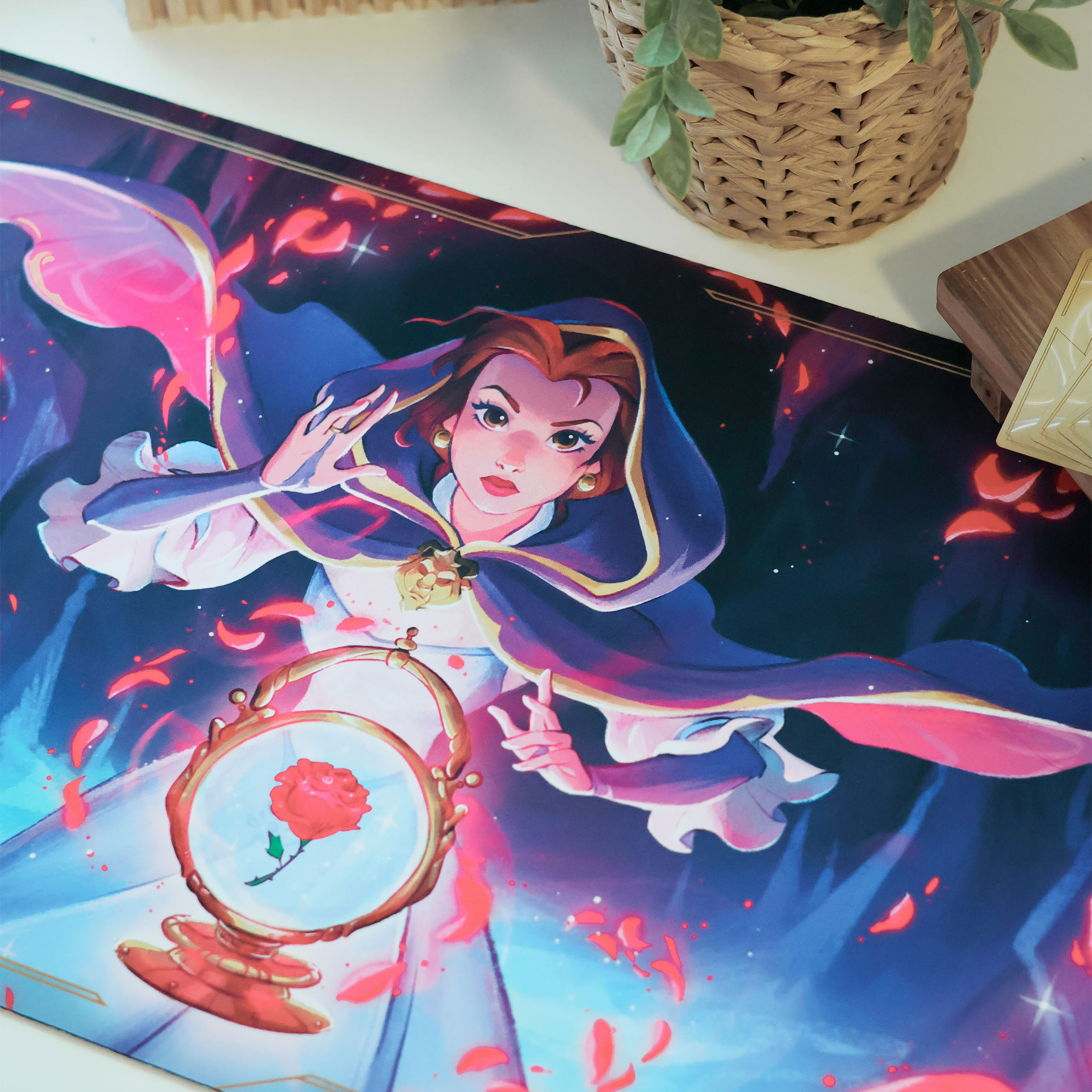 Disney Lorcana Playmat Belle - Skyglow Trading Card Game