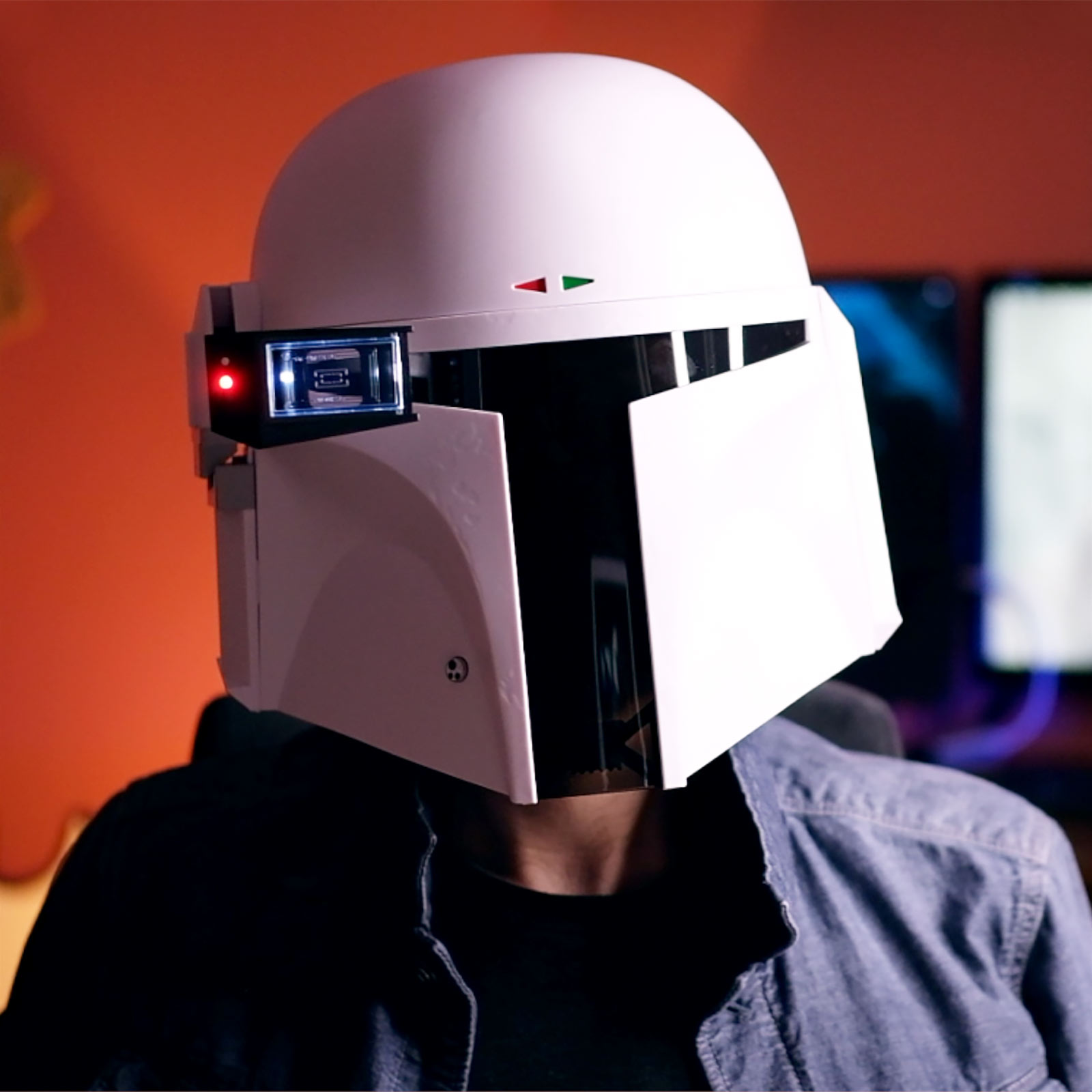 Star Wars - Boba Fett Prototyp Helm Premium Replik mit Lichteffekten