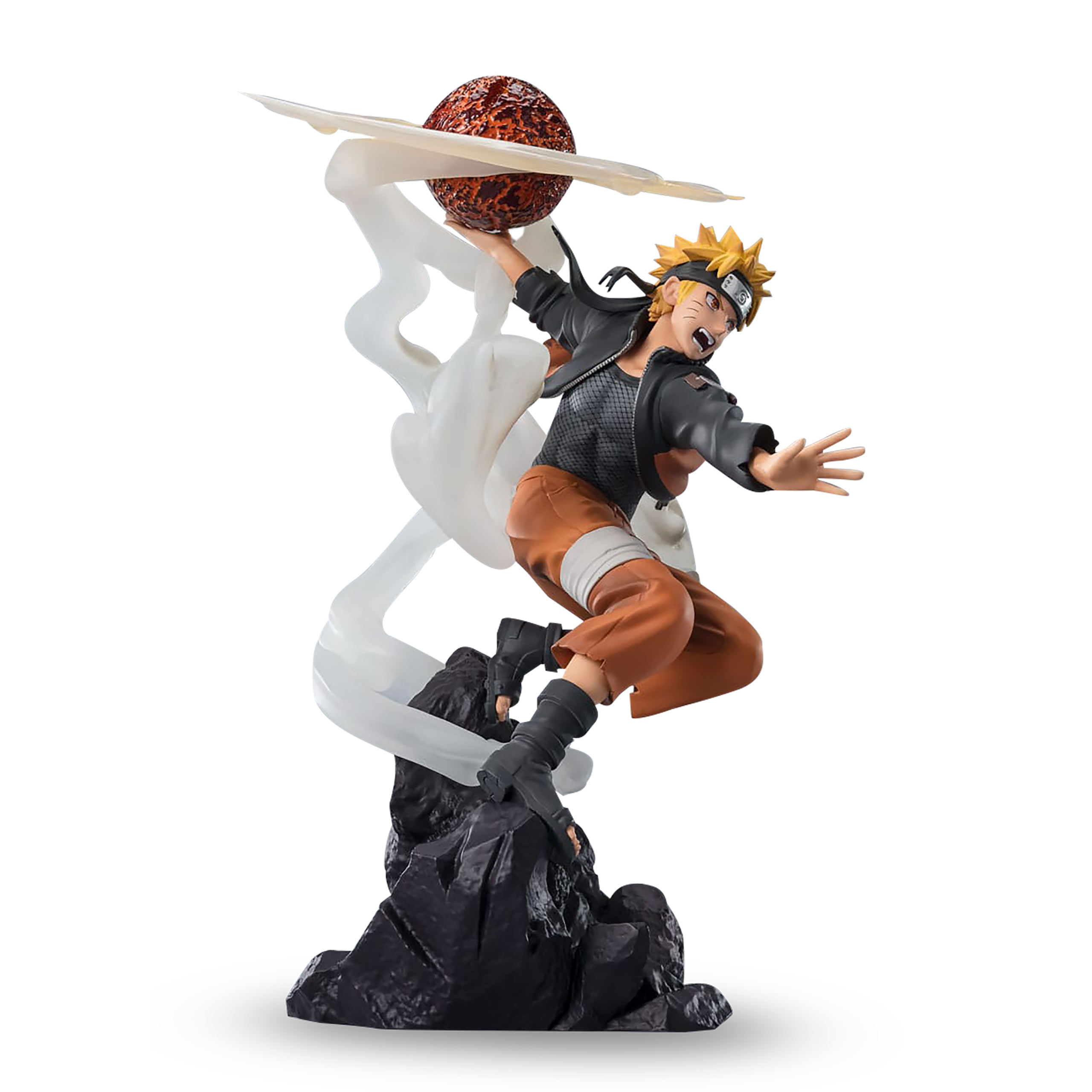 Naruto Shippuden - Statue d'art de sage de Rasenshuriken de libération de lave d'Uzumaki Naruto