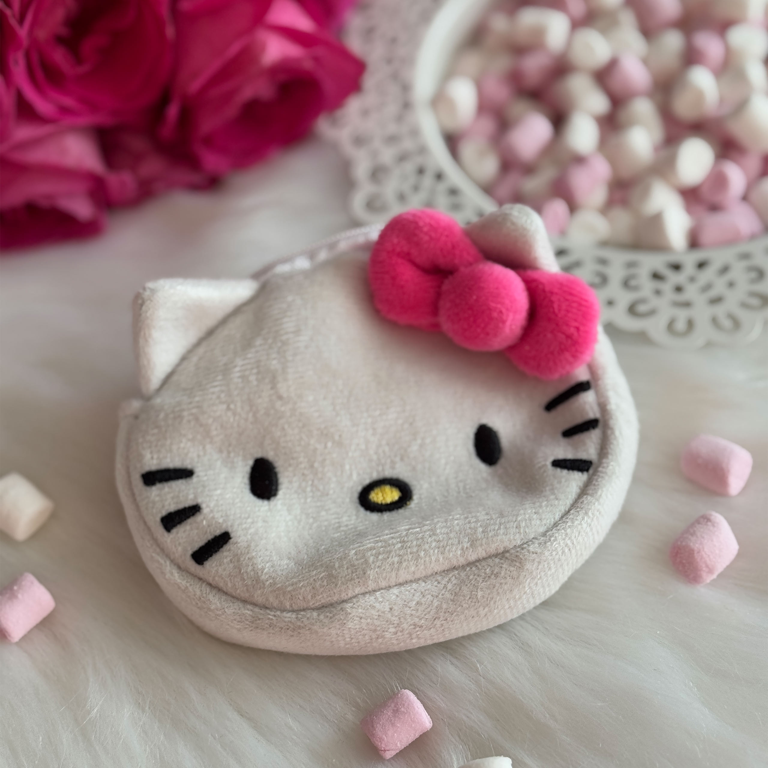Hello Kitty - Porte-monnaie en peluche