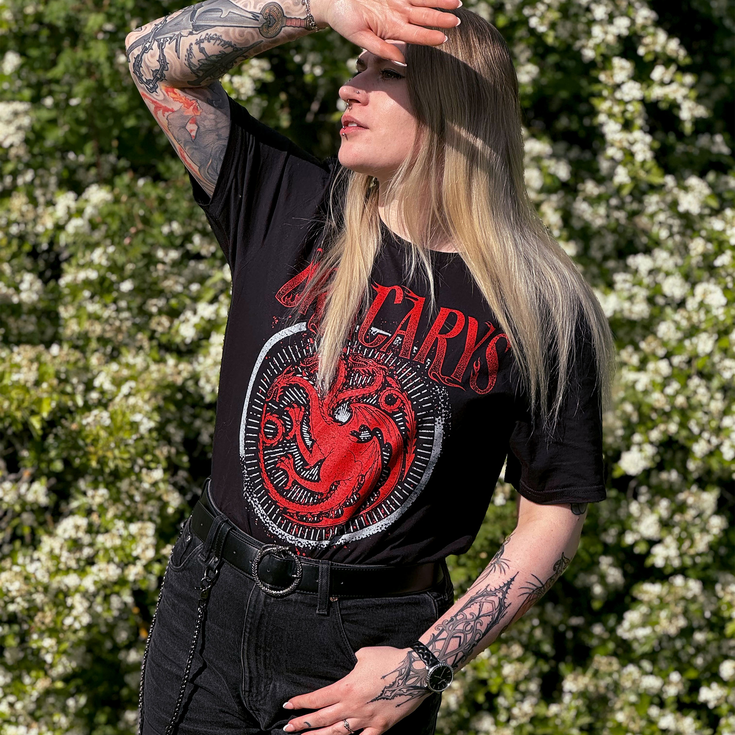 Game of Thrones - T-shirt Dracarys nera