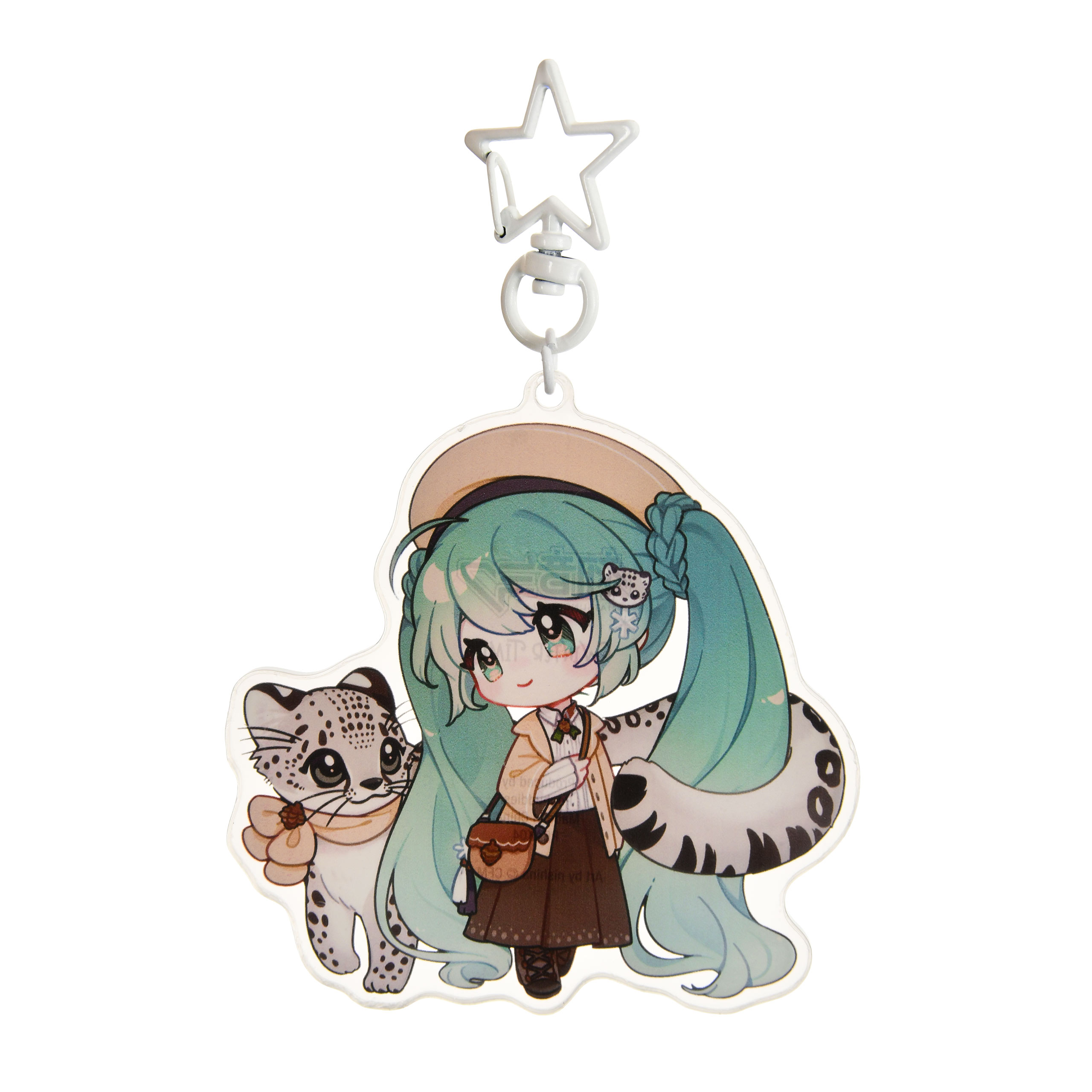 Hatsune Miku - Kawaii Winter Time Acrylic Keychain