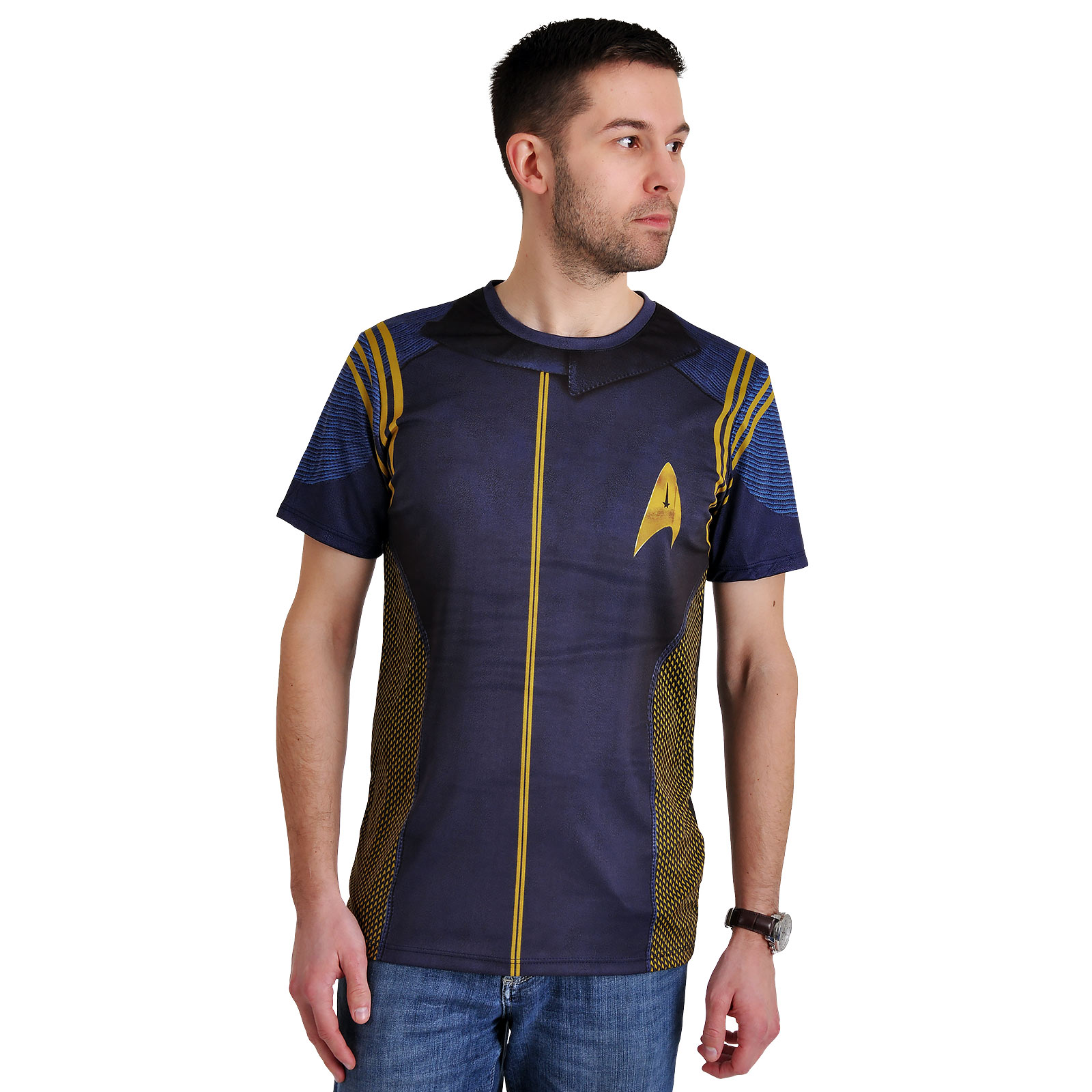 Star Trek - Discovery Commander Uniform T-Shirt blau