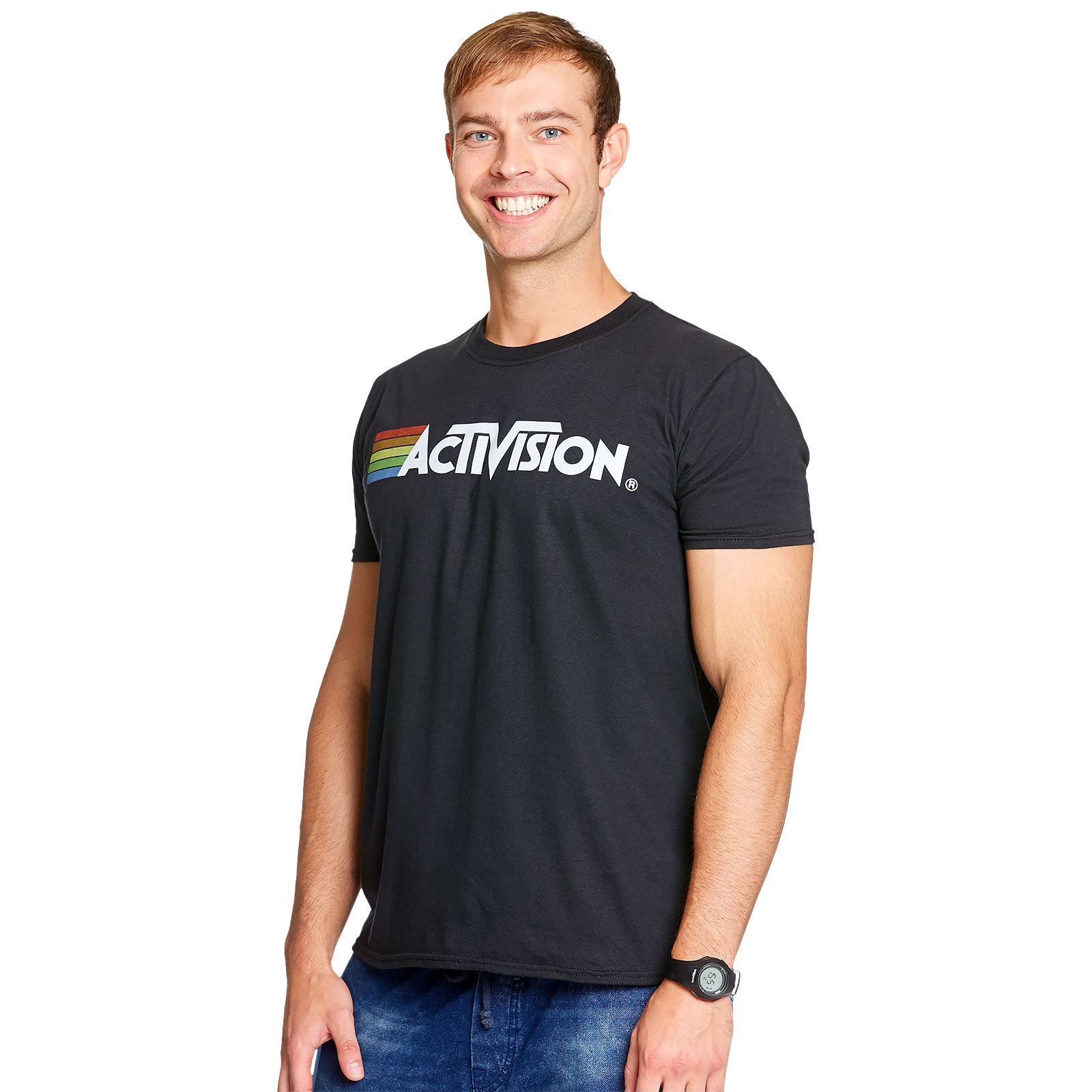 Activision - T-shirt logo noir