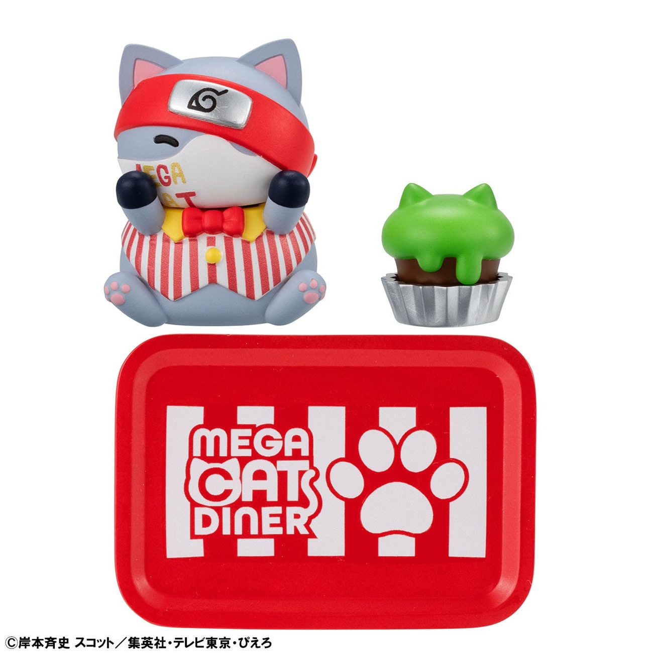Naruto Shippuden Mega Cat Project Nyaruto! Figuras coleccionables Mega Cat Diner 3 cm Surtido (6)