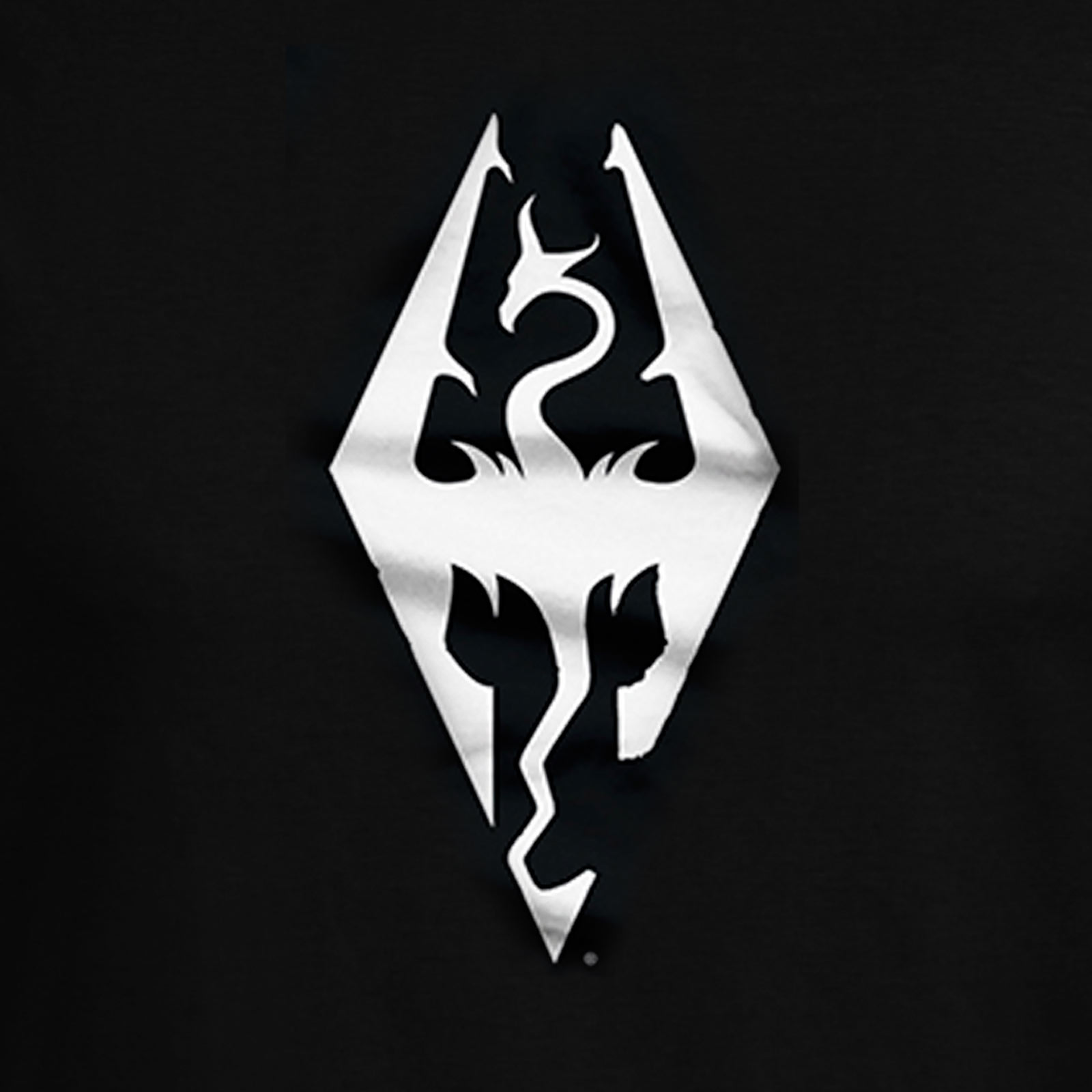 Skyrim - Draak Symbool T-shirt zwart