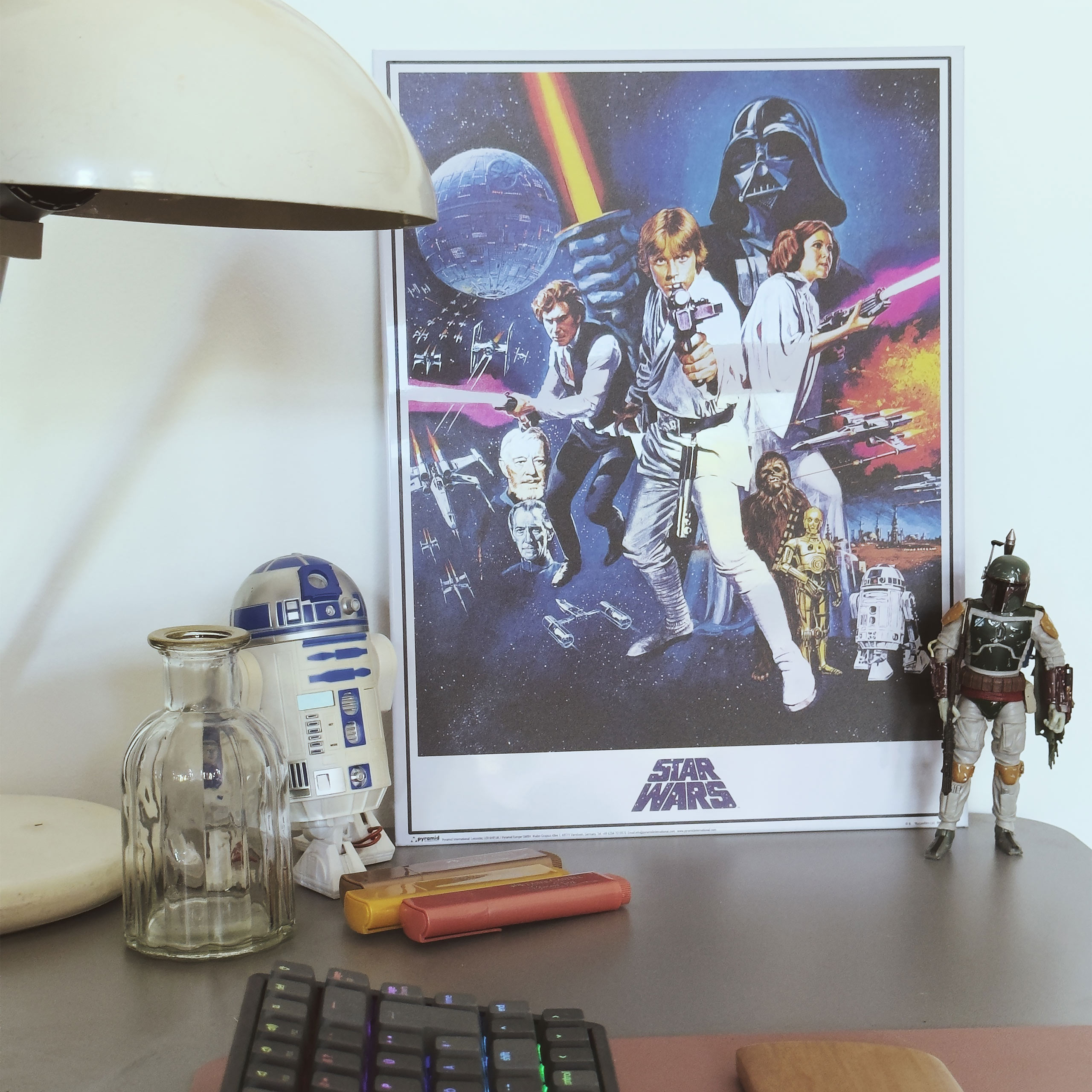 Star Wars - A New Hope Poster in Metallo