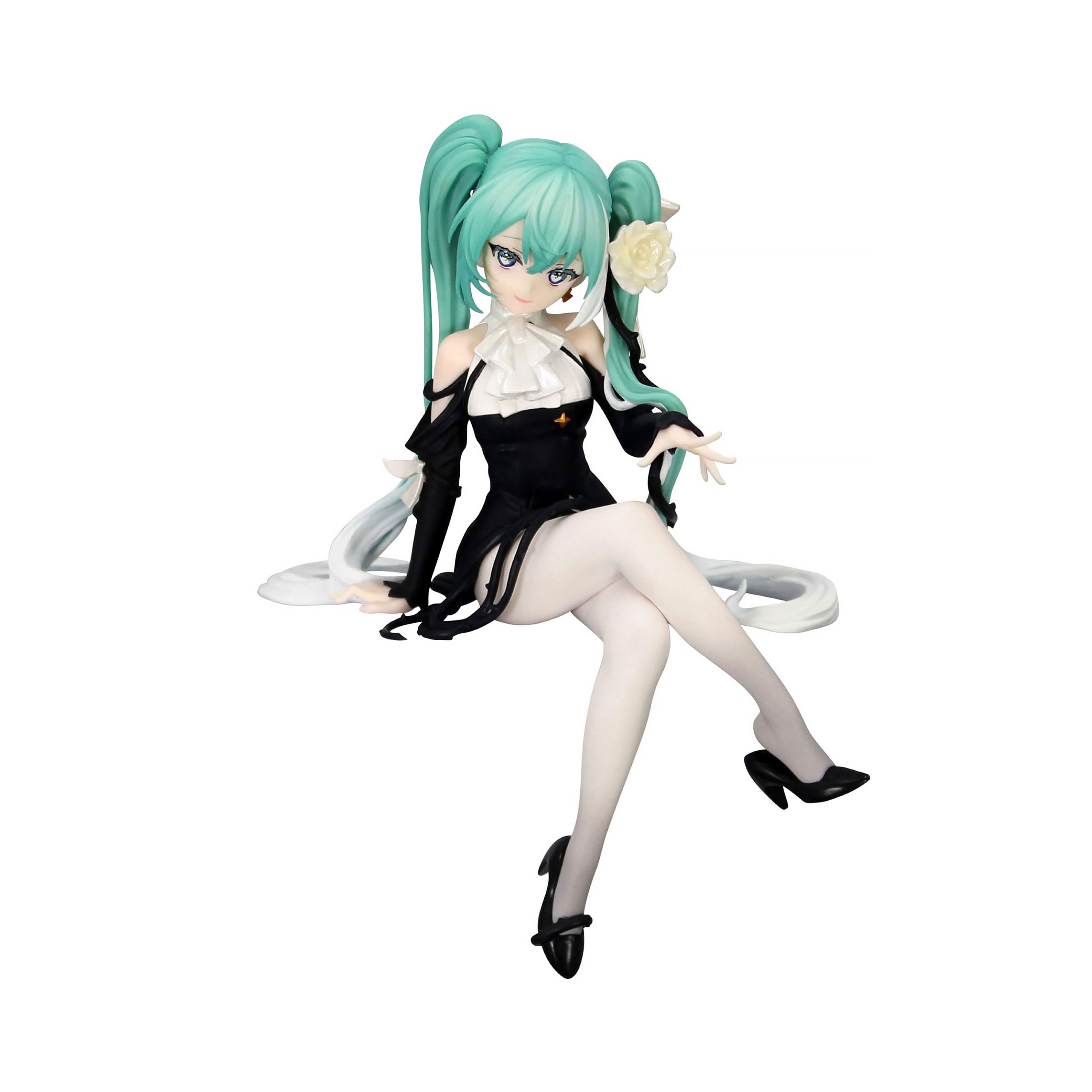 Hatsune Miku - Flower Fairy White Rose figura Noodle Stopper