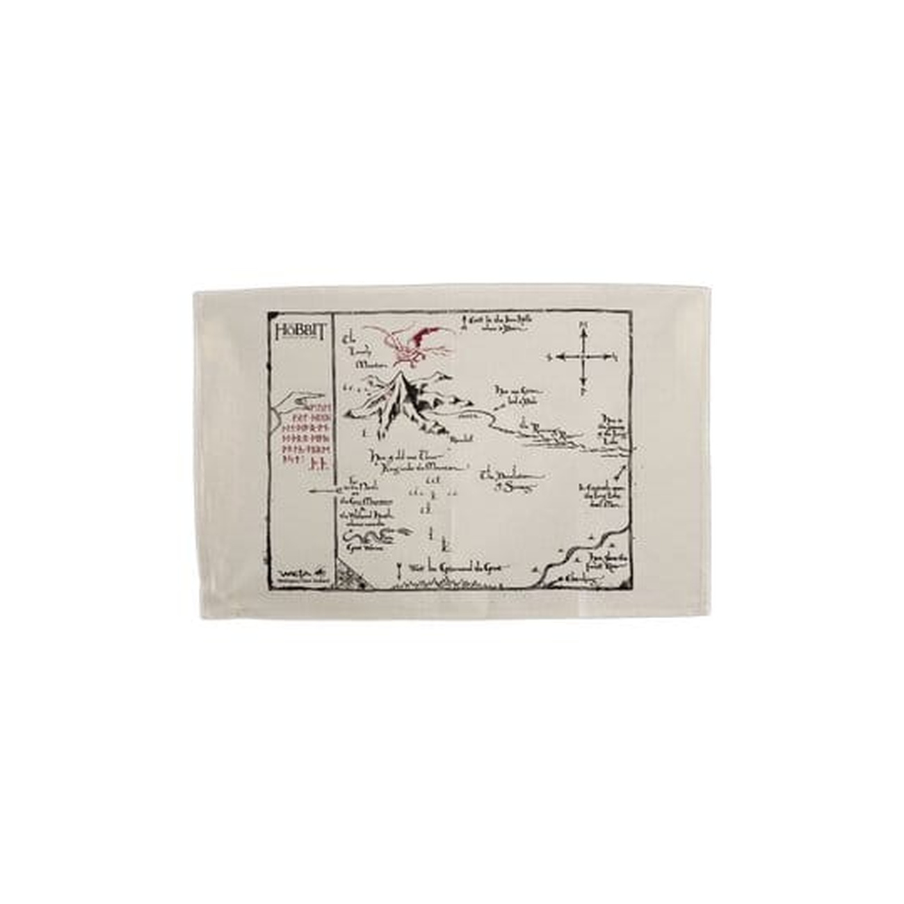 The Hobbit Theedoek Thorin's Map 72 cm